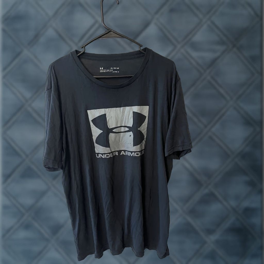 Under Armour Under Armour Graphic T-Shirt Men’s XL Short Sleeve Crew Neck Black Cotton Sports Size US XL / EU 56 / 4 - 1 Thumbnail