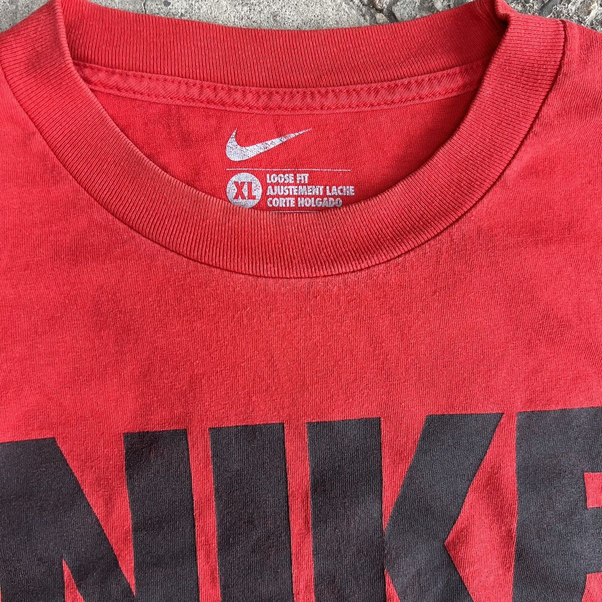 Nike × Vintage 1990’s Vintage Nike Faded T Shirt Nike Tee Size US XL / EU 56 / 4 - 5 Thumbnail
