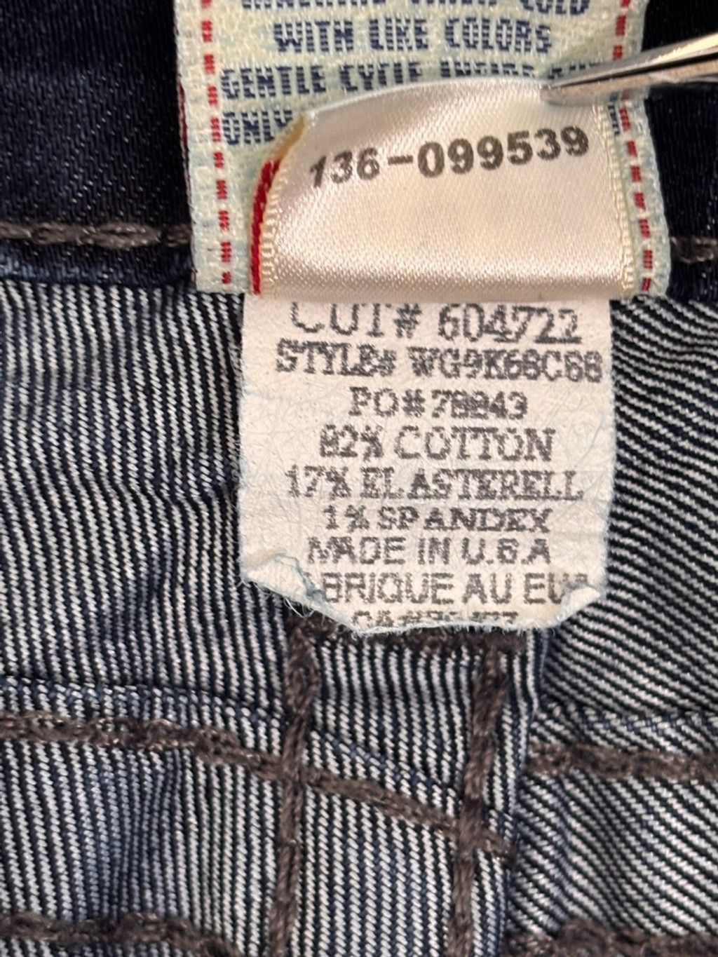 True Religion Women's True Religion Jodie Jeans, Size 24, Dark Wash Blue Size 28" / US 6 / IT 42 - 12 Thumbnail