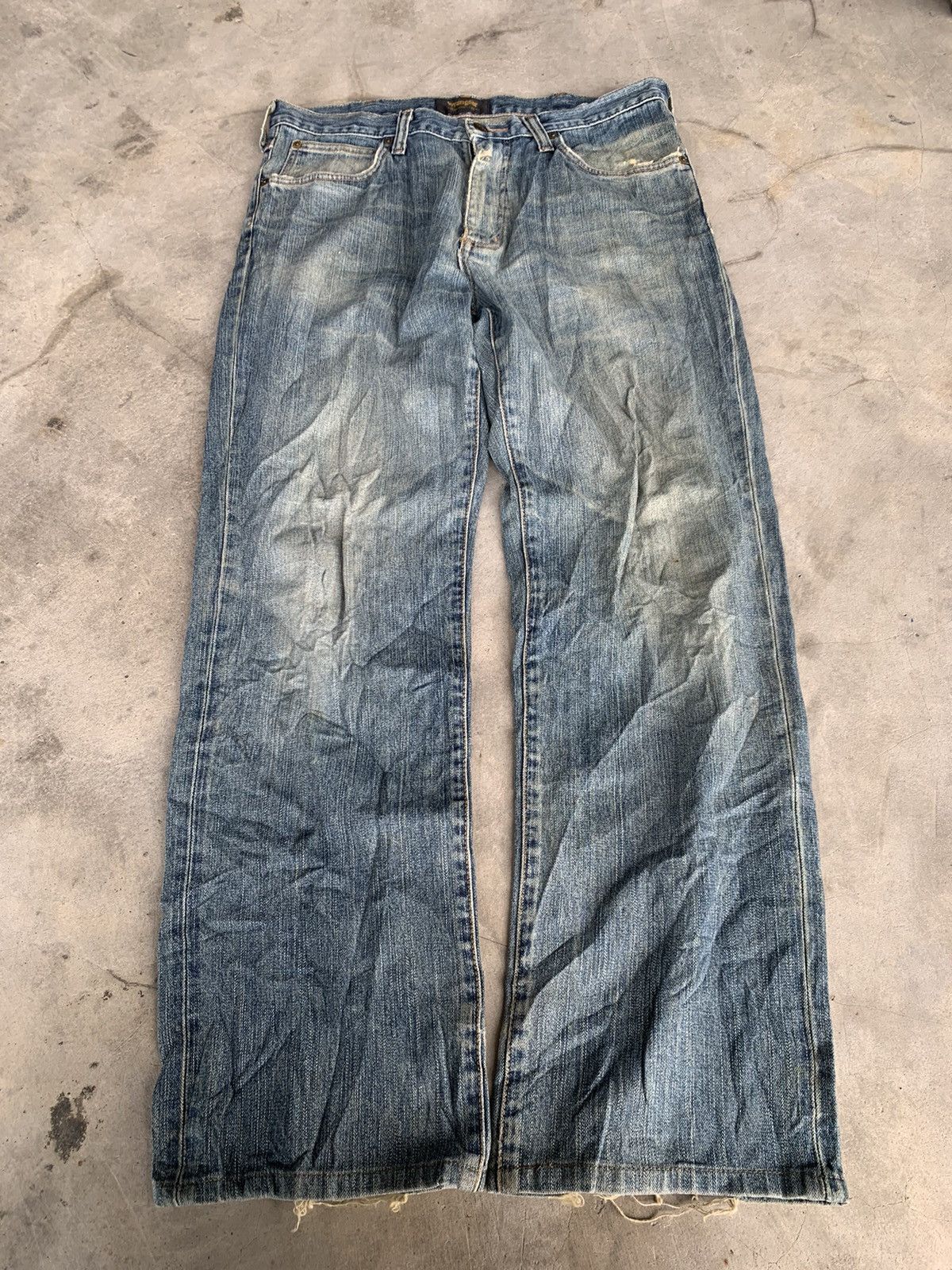 Wrangler Distressed vintage WRANGLER faded. Size US 34 / EU 50 - 2 Thumbnail