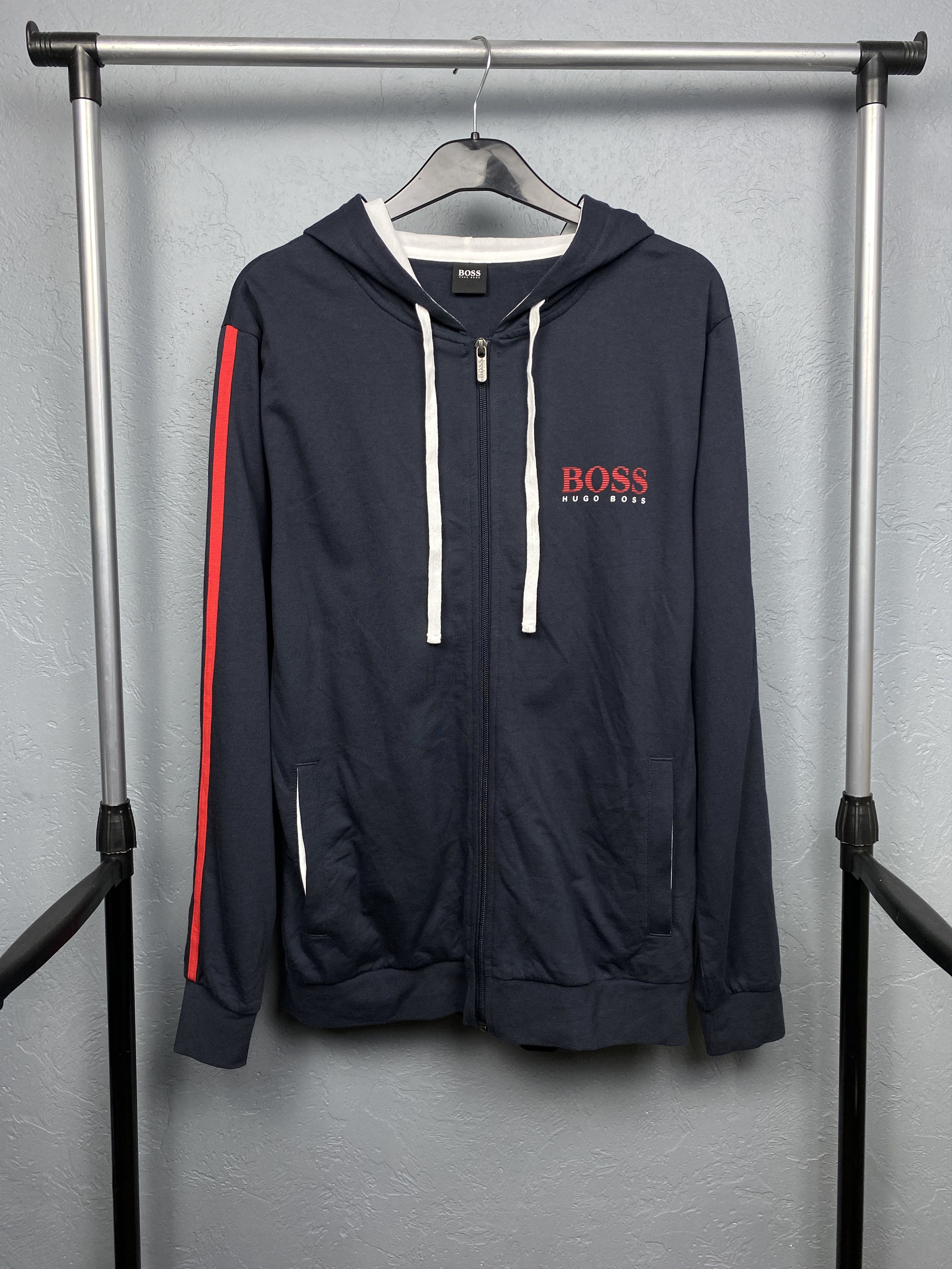 Hugo Boss Hugo Boss Mens Zip Hoodie Size US M / EU 48-50 / 2 - 1 Thumbnail