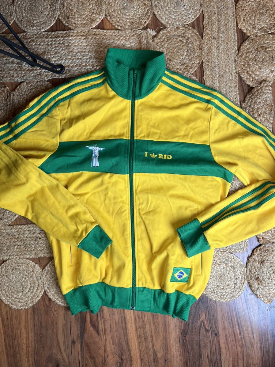 Adidas × Japanese Brand × Vintage Retro Adidas Rio de Janeiro Brazil tracksuit brazilian bloke Size US XL / EU 56 / 4 - 2 Thumbnail