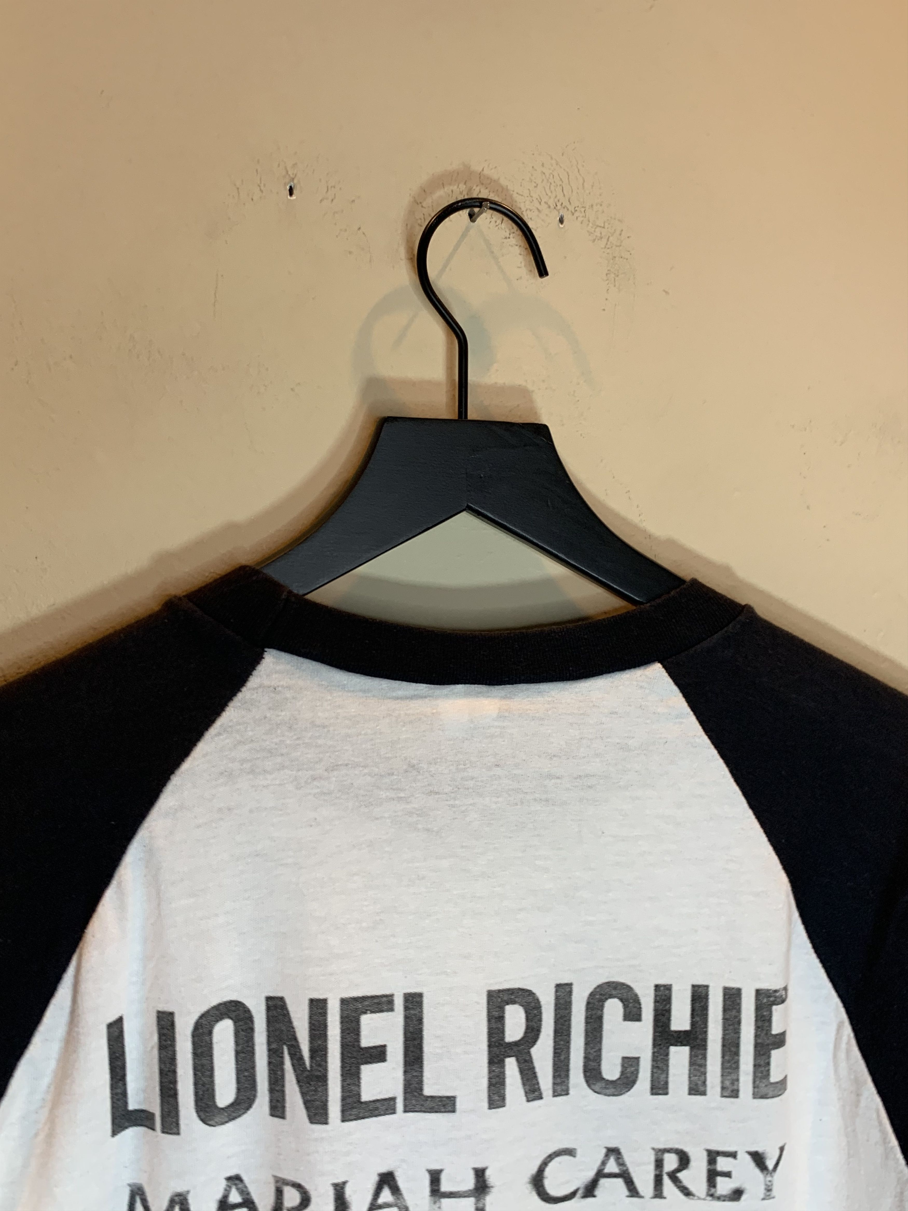 Band Tees *RARE* Lionel Richie Mariah Carey Tour Art Raglan T-Shirt Size US M / EU 48-50 / 2 - 6 Thumbnail
