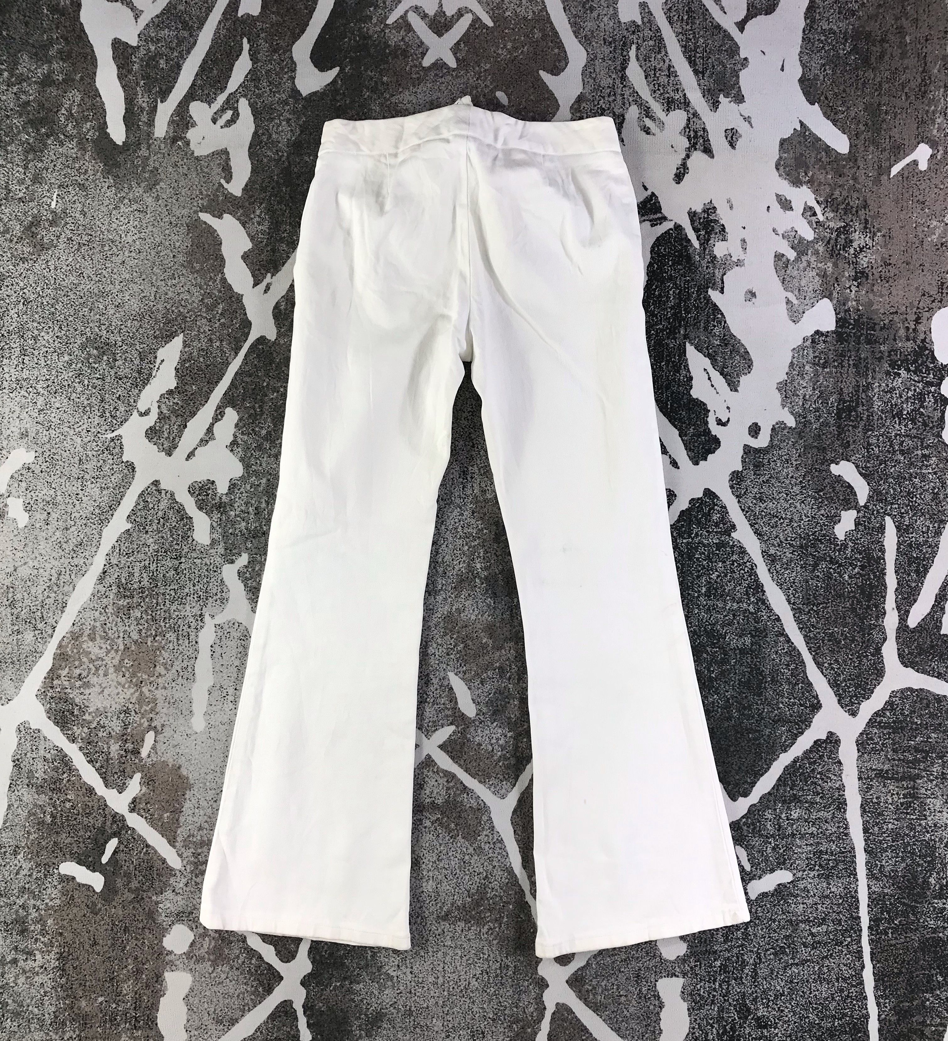 Theory Theory Jeans White Flare Denim KJ1765 Size 29" - 2 Thumbnail