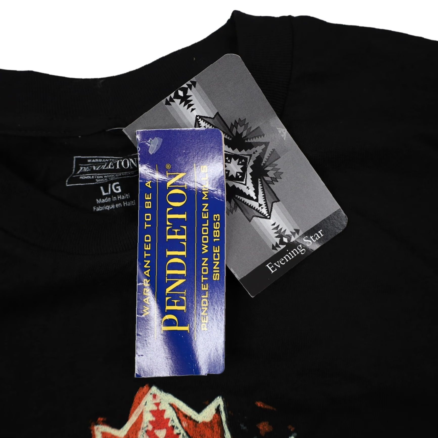 Pendleton NWT Pendleton Morning Star Aztec Graphic T Shirt Men L Black Size US L / EU 52-54 / 3 - 5 Thumbnail