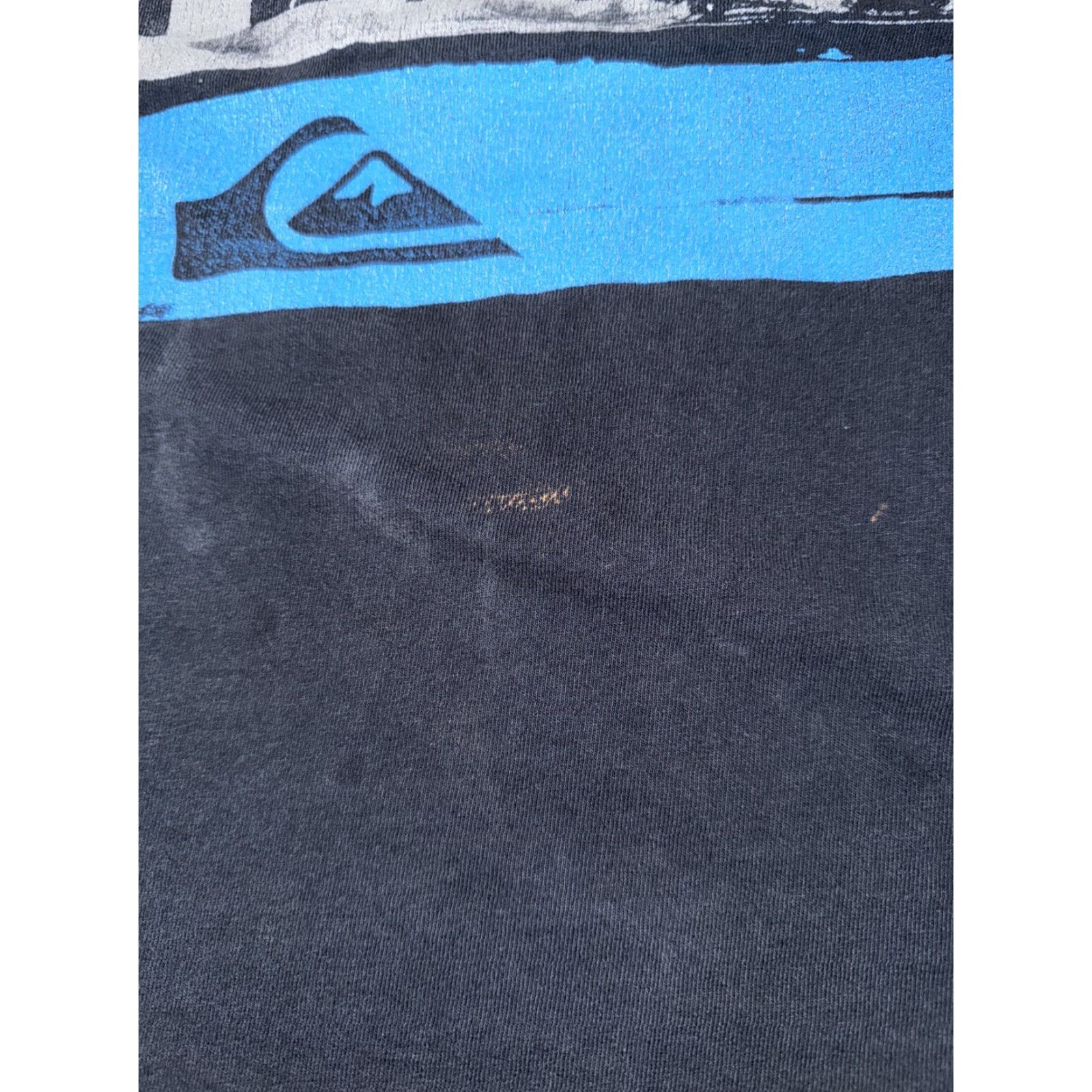 Quiksilver Quiksilver T-Shirt Black XL Men Distressed Y2K Surf Size US XL / EU 56 / 4 - 4 Thumbnail