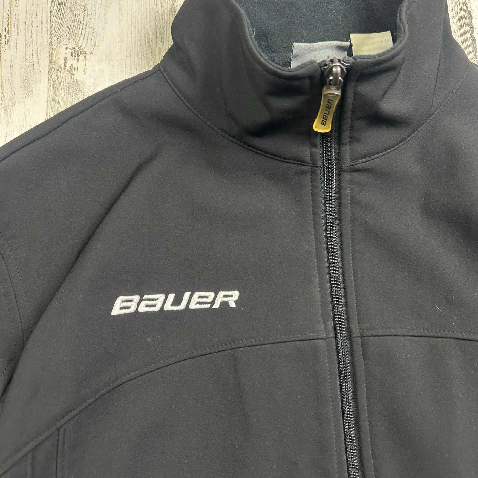 Vintage Vintage Y2K Bauer Team Softshell Water Resistant Jacket Size US M / EU 48-50 / 2 - 2 Thumbnail