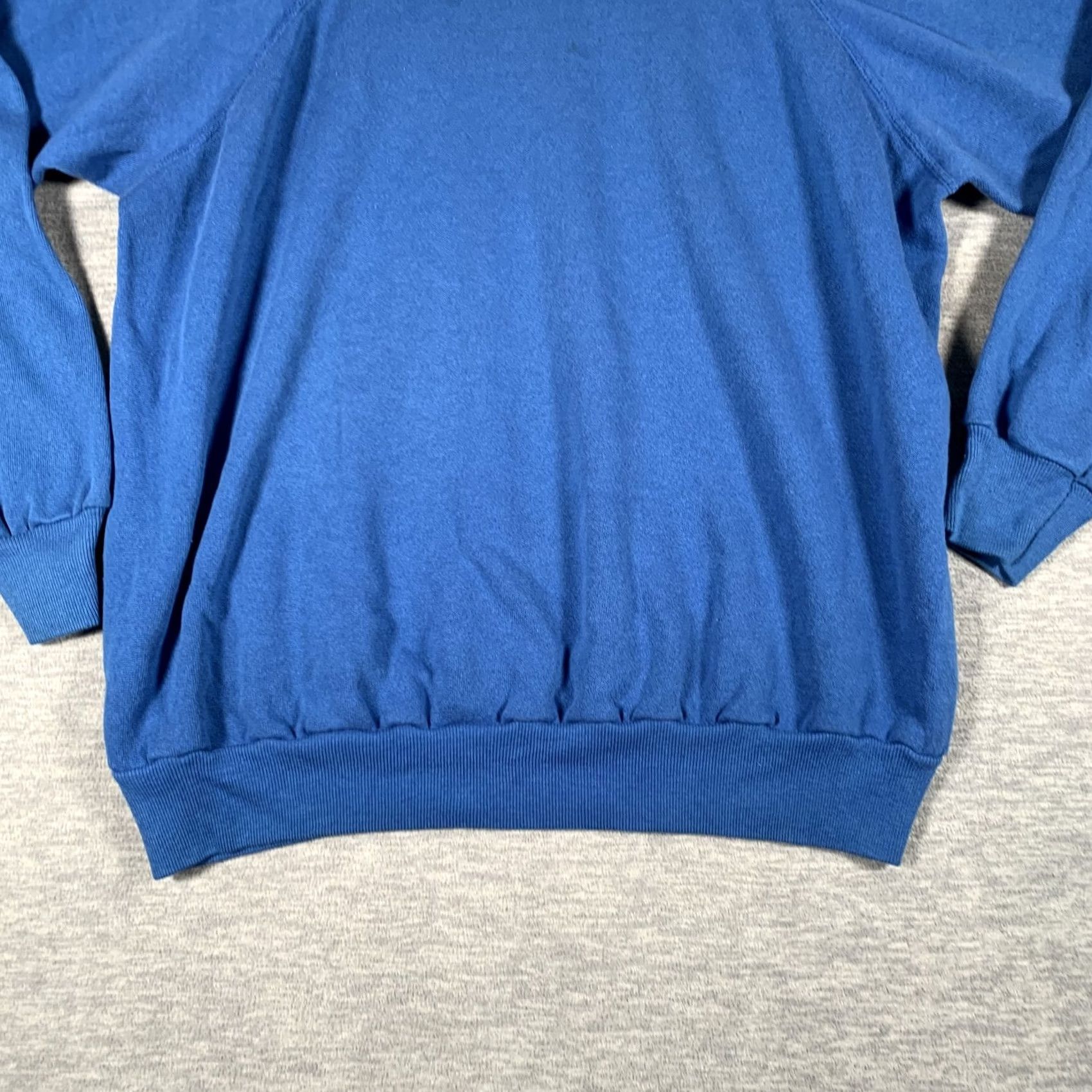 Vintage VINTAGE 20 20 Sweatshirt Mens Large Blue Crewneck Pullover Raglan 50/50 Acrylic Size US L / EU 52-54 / 3 - 3 Thumbnail