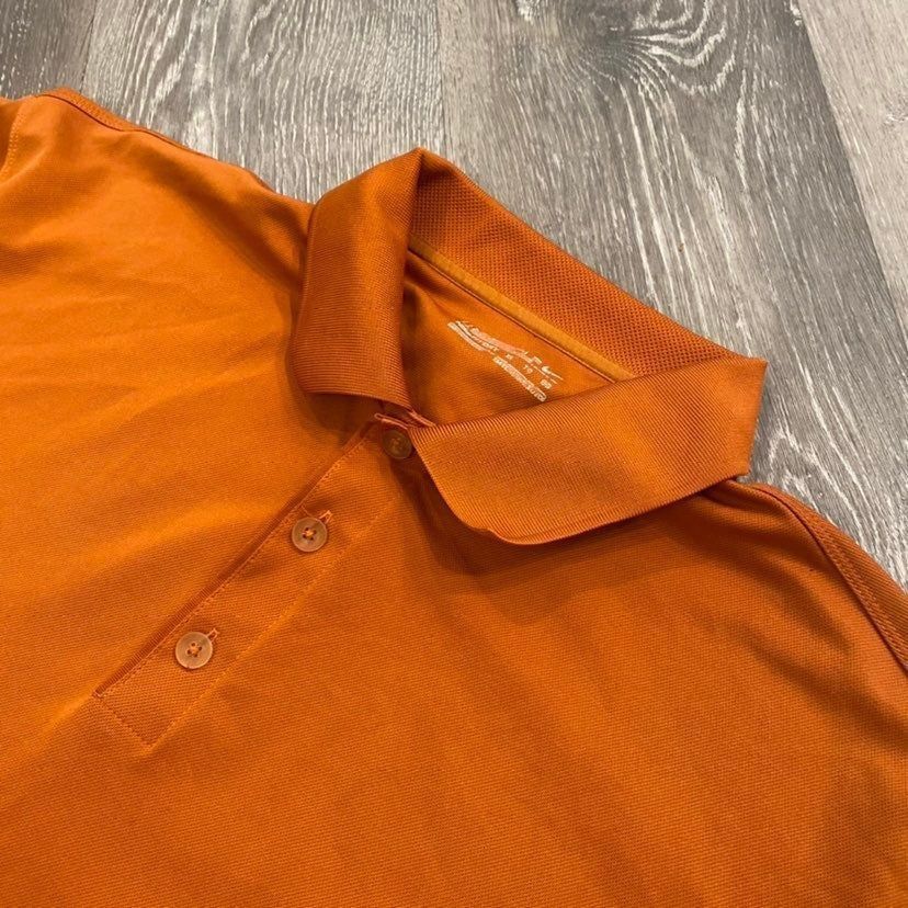 Nike Nike Golf Orange Athletic Polo Shirt Men XL Dri-Fit Tiger Wo Size US XL / EU 56 / 4 - 2 Thumbnail