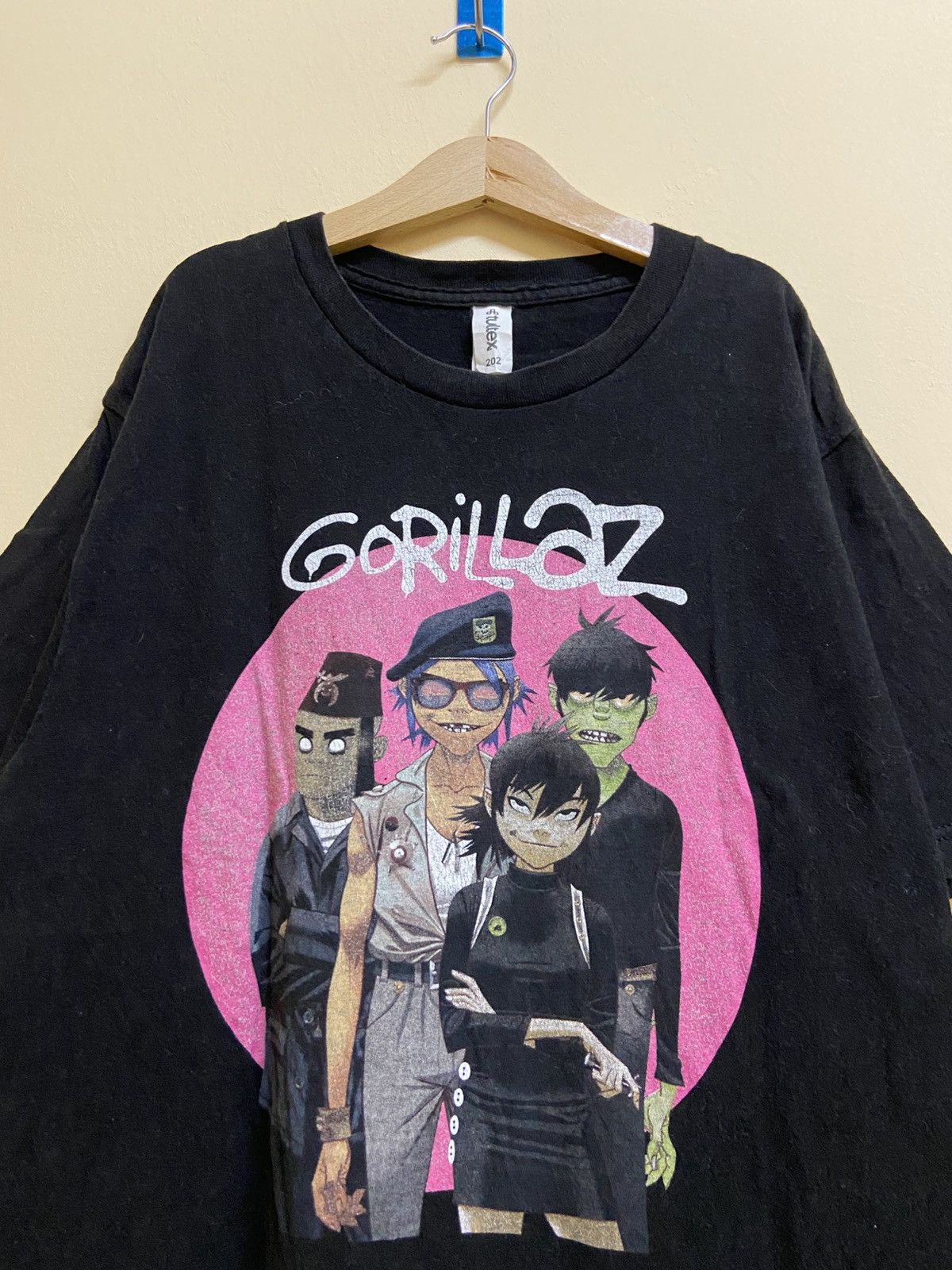 Band Tees × Vintage Vintage Y2k Gorillaz Band Line Up T-Shirt Size US M / EU 48-50 / 2 - 2 Thumbnail