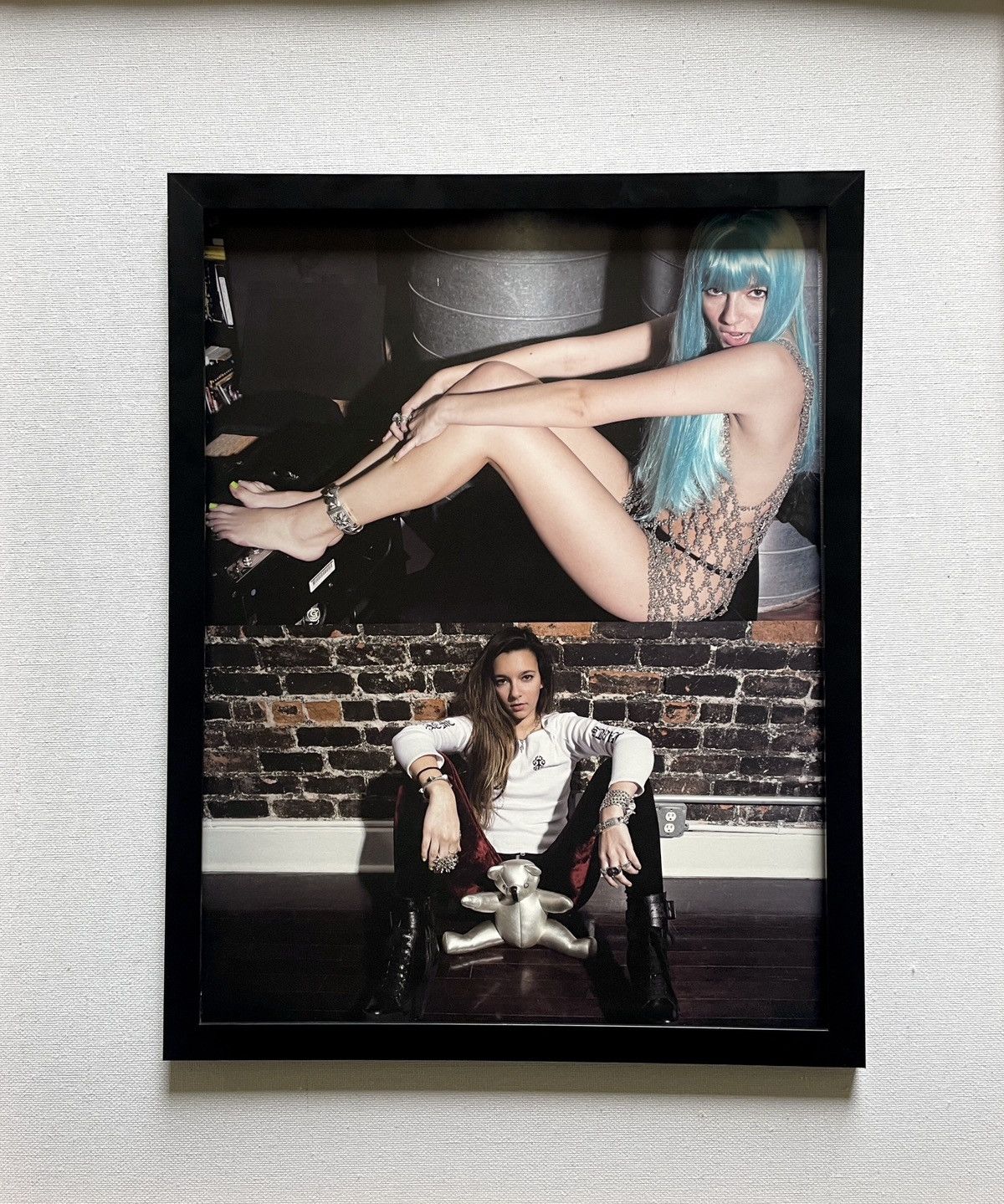 Chrome Hearts × Designer × Vintage Chrome Hearts Hot girl 8x11 Magazine cutout Framed poster Size ONE SIZE - 1 Thumbnail