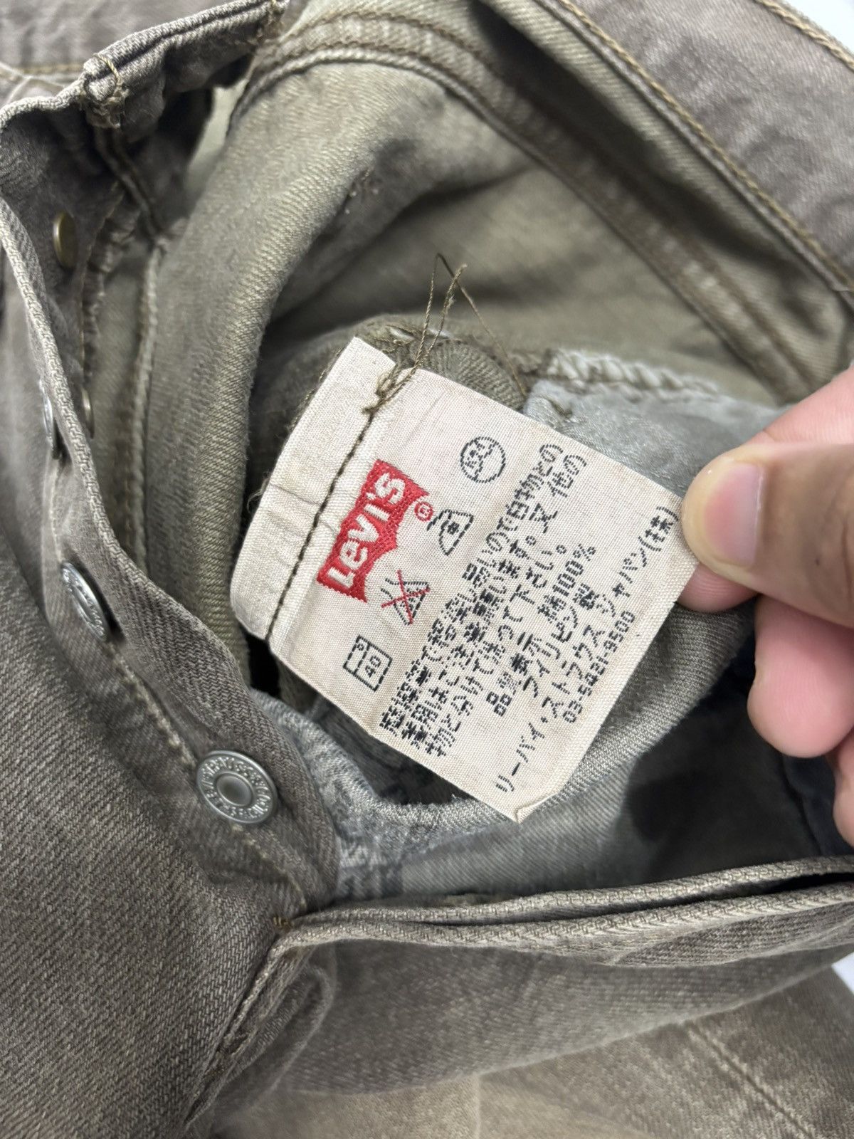 Kapital THRASHED Rusty Brown Levis 501 Distress Denim Rick Owens Size US 30 / EU 46 - 11 Thumbnail
