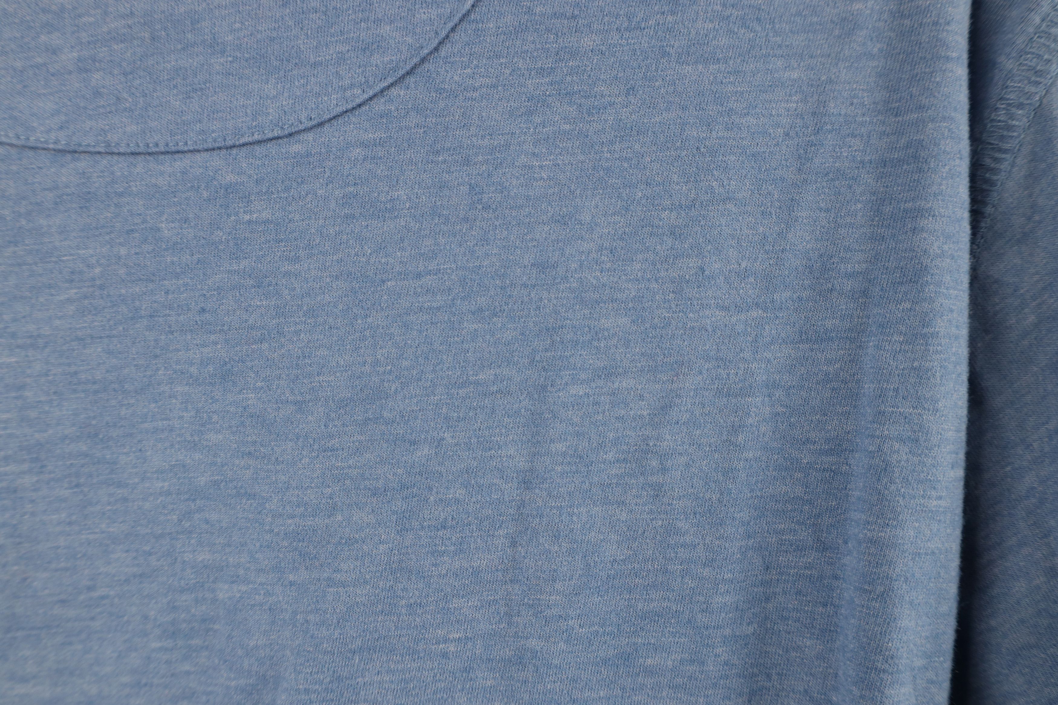 UNTUCKit Untuckit Blank Jersey Knit Long Sleeve T-Shirt Heather Blue Size US L / EU 52-54 / 3 - 9 Thumbnail