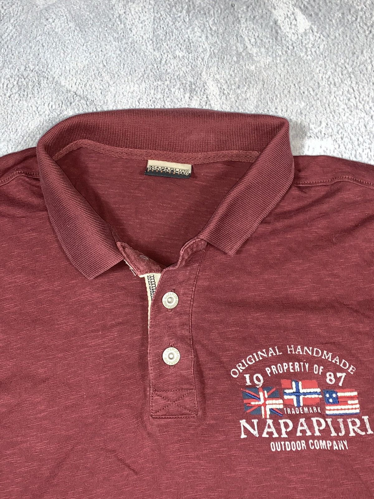 Napapijri × Vintage Vintage Y2K Napapiri 1/4 polo long sleeve streetwear size XL Size US XL / EU 56 / 4 - 6 Thumbnail
