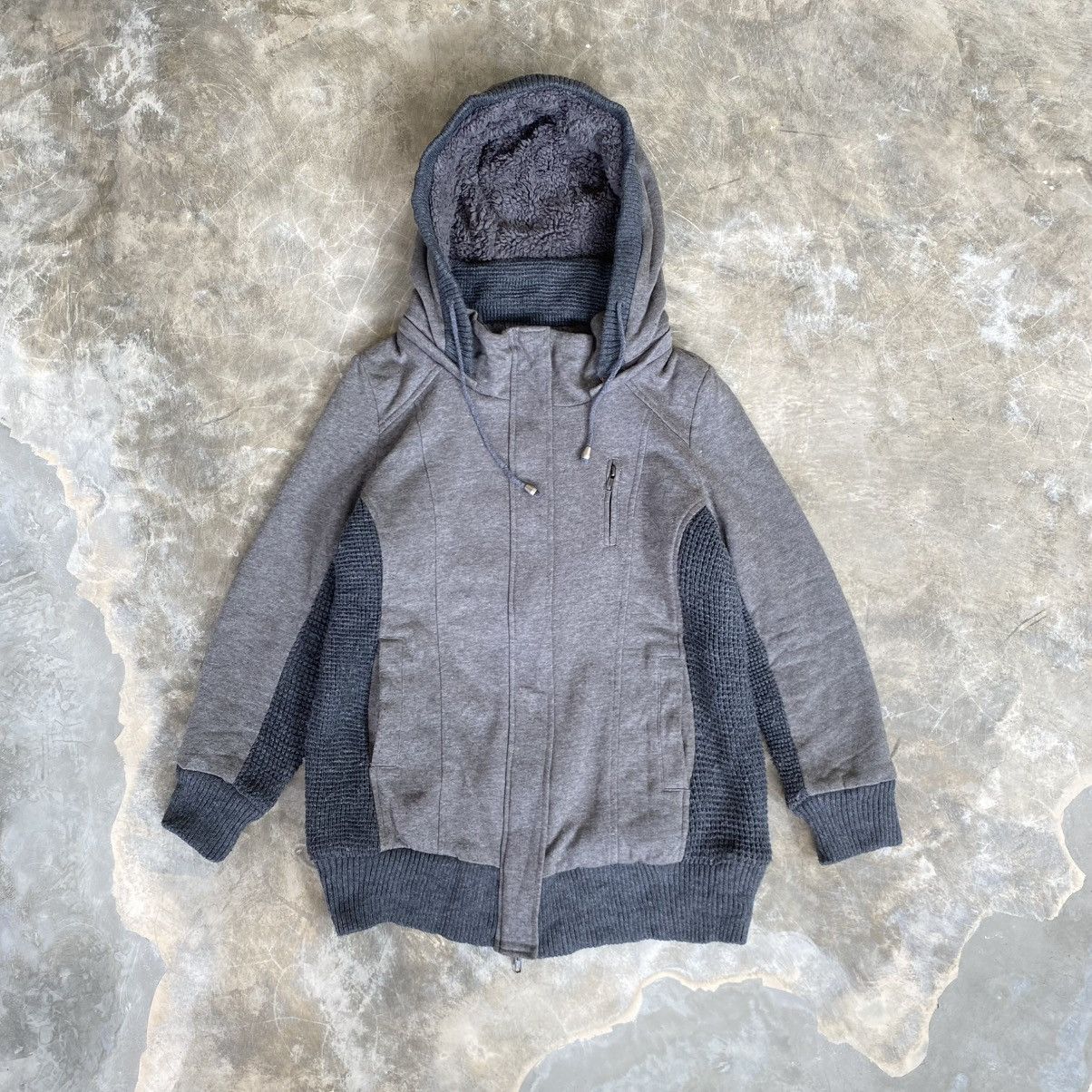If Six Was Nine 2000s Heaven and Earth Vkei Style Big Skull Sherpa Hoodie Size US M / EU 48-50 / 2 - 1 Thumbnail