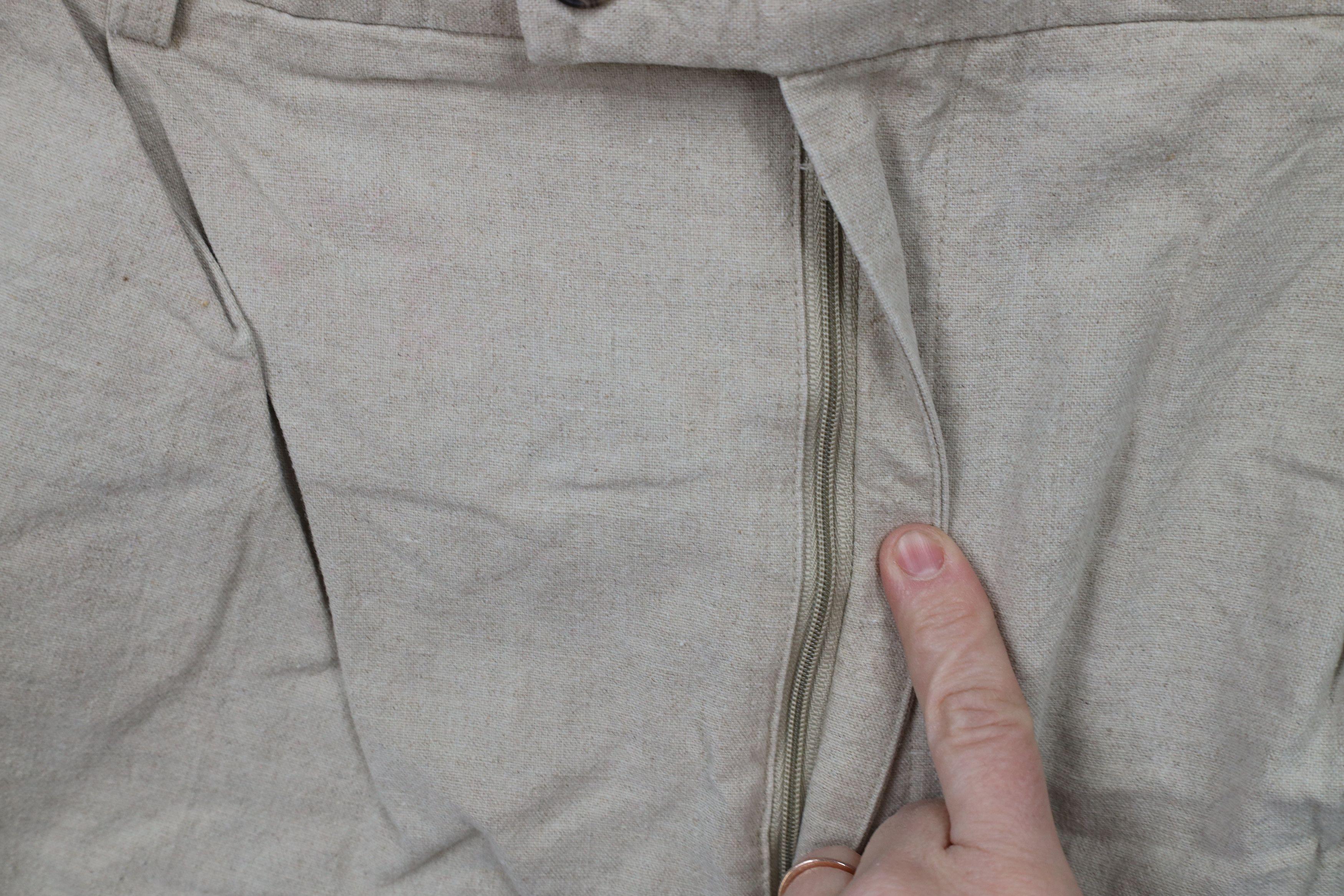 Vintage Vintage 90s Streetwear Pleated Cuffed Wide Leg Chino Pants Size US 38 / EU 54 - 6 Thumbnail