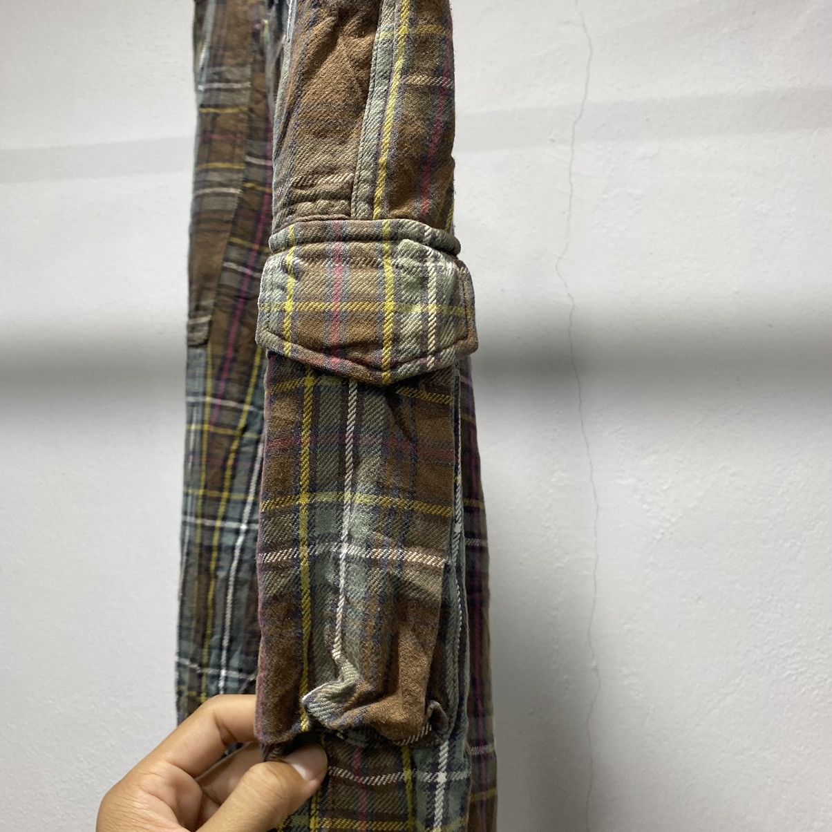 Hysteric Glamour Sick☠️ Batsu Plaid 3q Pants Punk Bondage 90s Hysteric Size US 31 - 7 Thumbnail