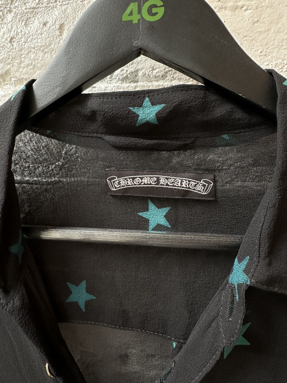 Chrome Hearts CHROME HEARTS SILK STAR BUTTON UP Size L / US 10 / IT 46 - 3 Thumbnail