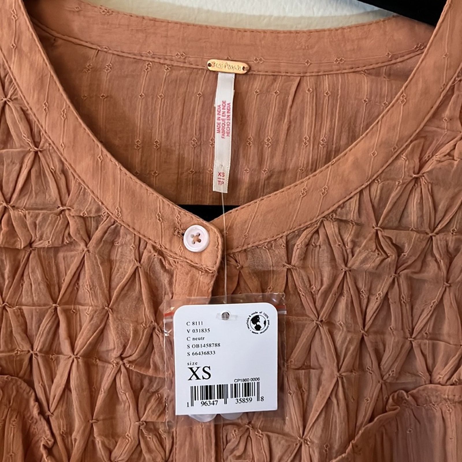 Free People Free People Marigold Buttondown Top Size XS Size XS / US 0-2 / IT 36-38 - 3 Thumbnail