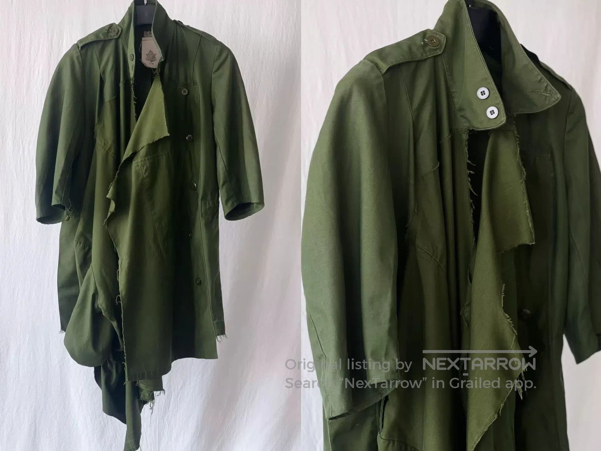 Other Deconstructed Military Style Women's Jacket. Size M / US 6-8 / IT 42-44 - 2 Thumbnail