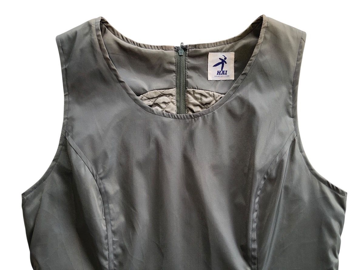 Issey Miyake Hai Sporting Gear Sleeveless Nylon Dress Size M / US 6-8 / IT 42-44 - 9 Thumbnail