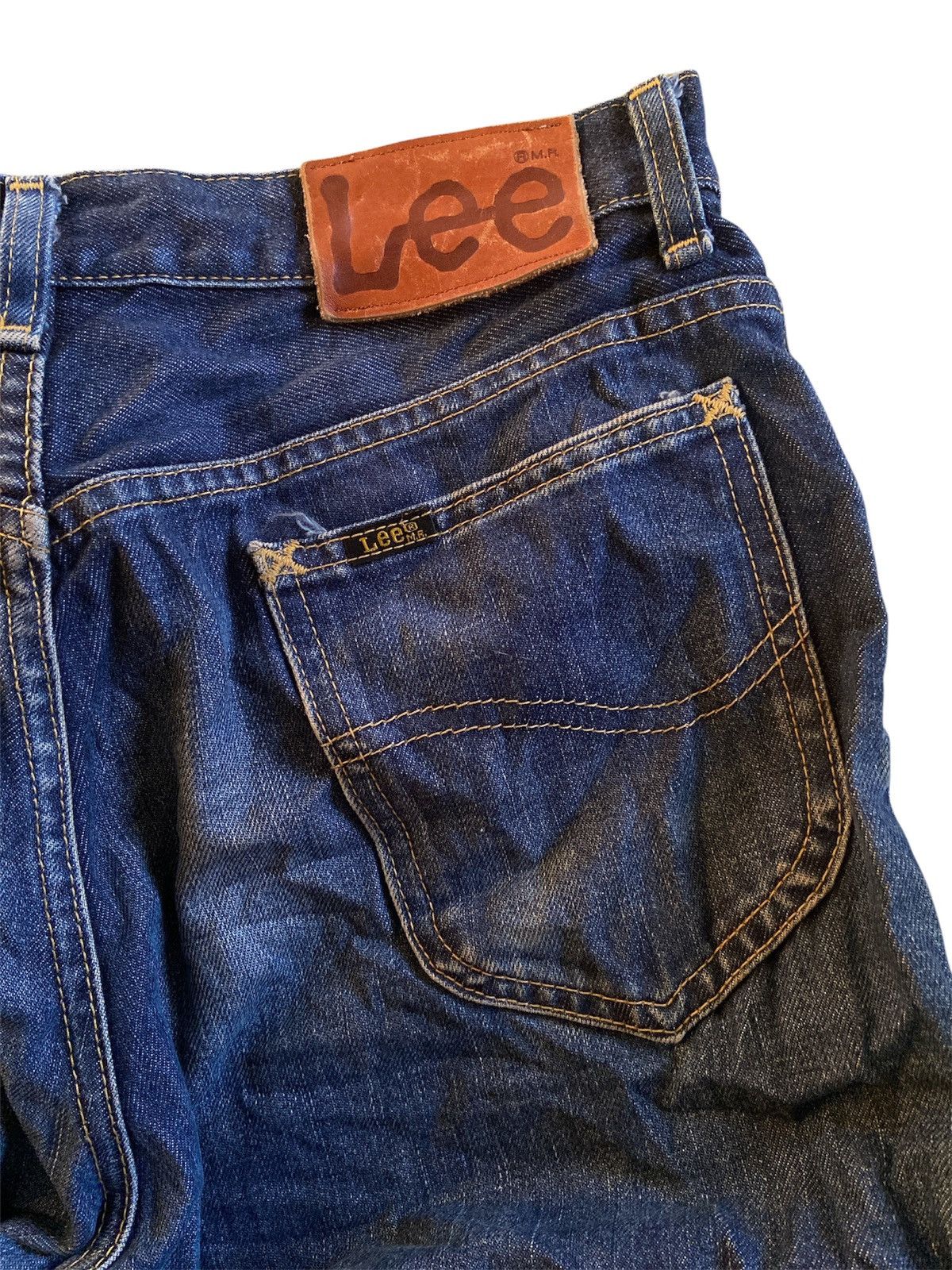 If Six Was Nine Distressed Mr Lee Rider GRIPPER ZIPPER Size US 30 / EU 46 - 10 Thumbnail