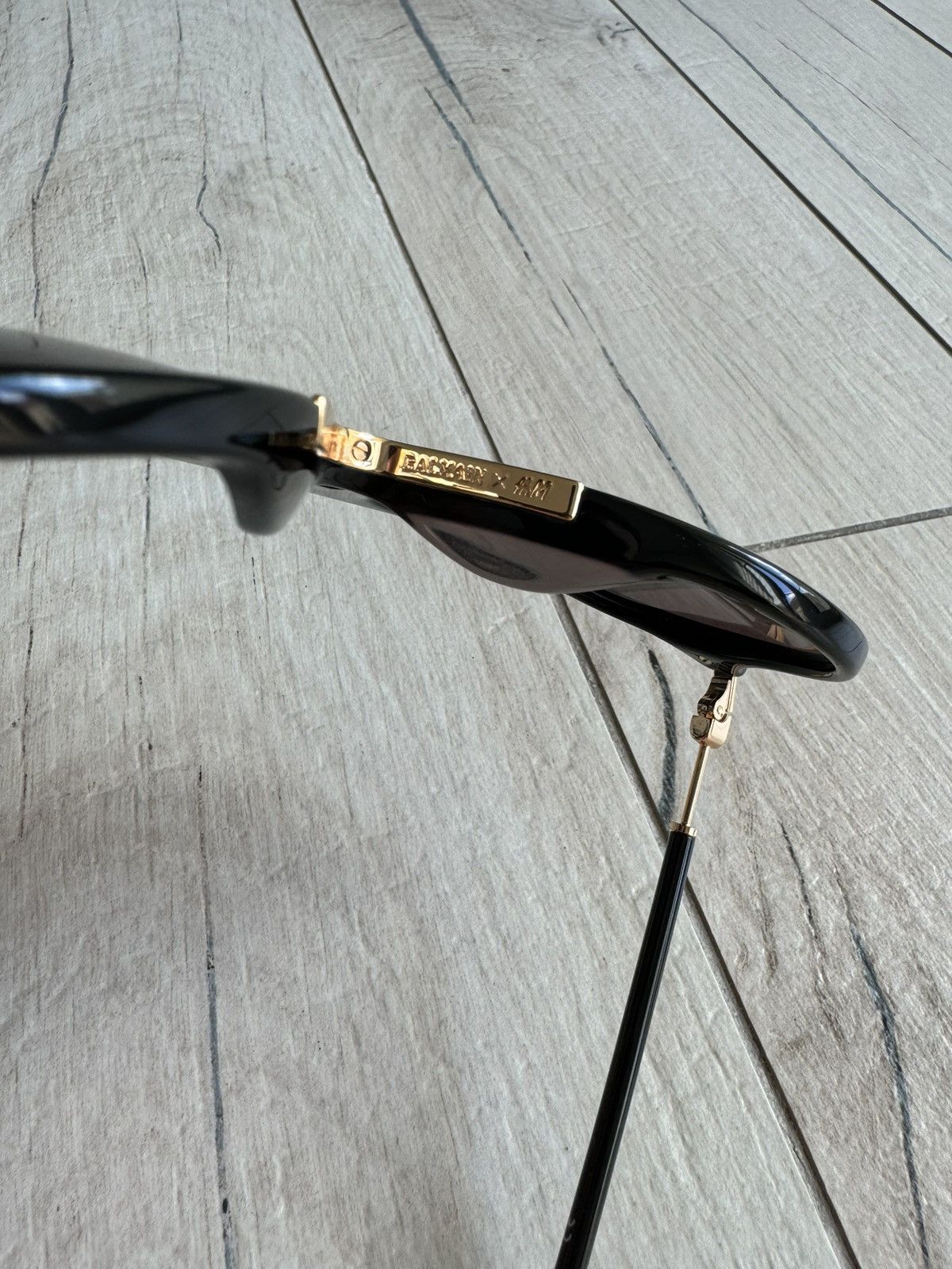 FW15 Balmain X H&M Black Sunglasses