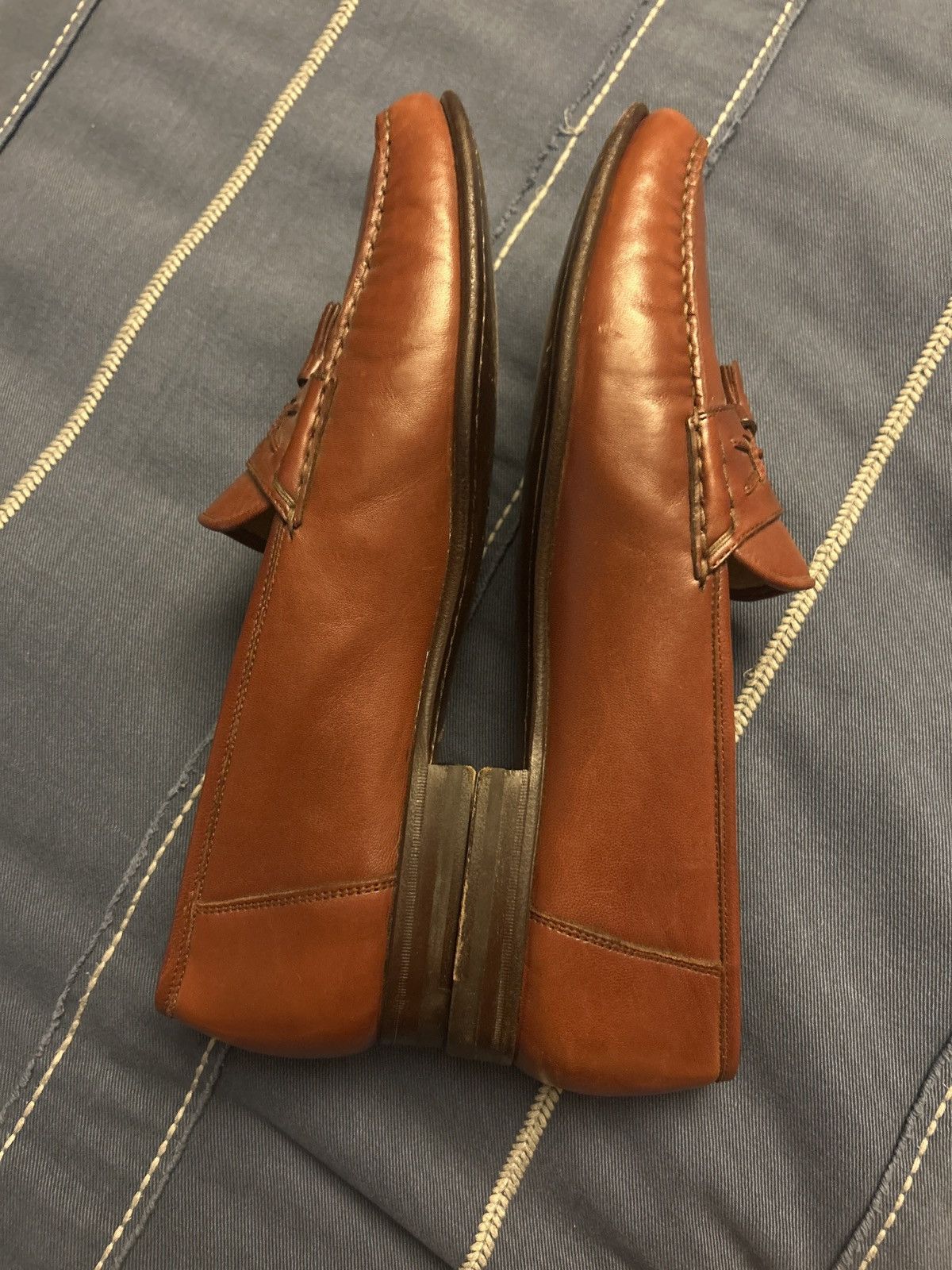 Santoni Santoni Authentic Italian Leather Loafers Size US 11 / EU 44 - 3 Thumbnail