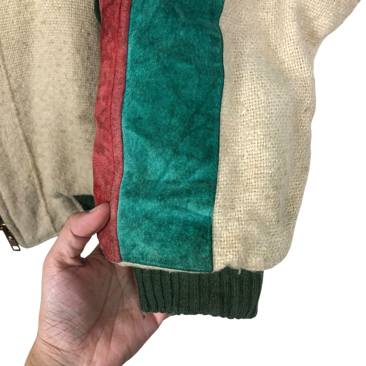 Japanese Brand × Vintage 📌Vintage Genuine Leather Bomber Jacket Ben Mier Issey Miyake Size US M / EU 48-50 / 2 - 16 Thumbnail