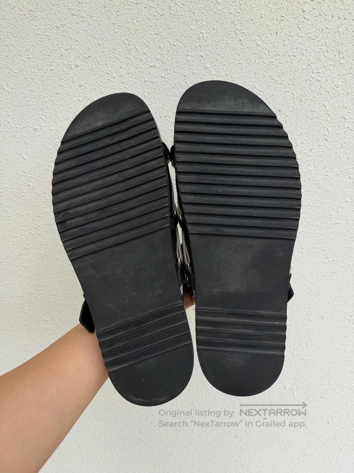 Rick Owens Rick Owens Birkenstock-style Leather Sandals. Size US 9 / EU 42 - 8 Thumbnail