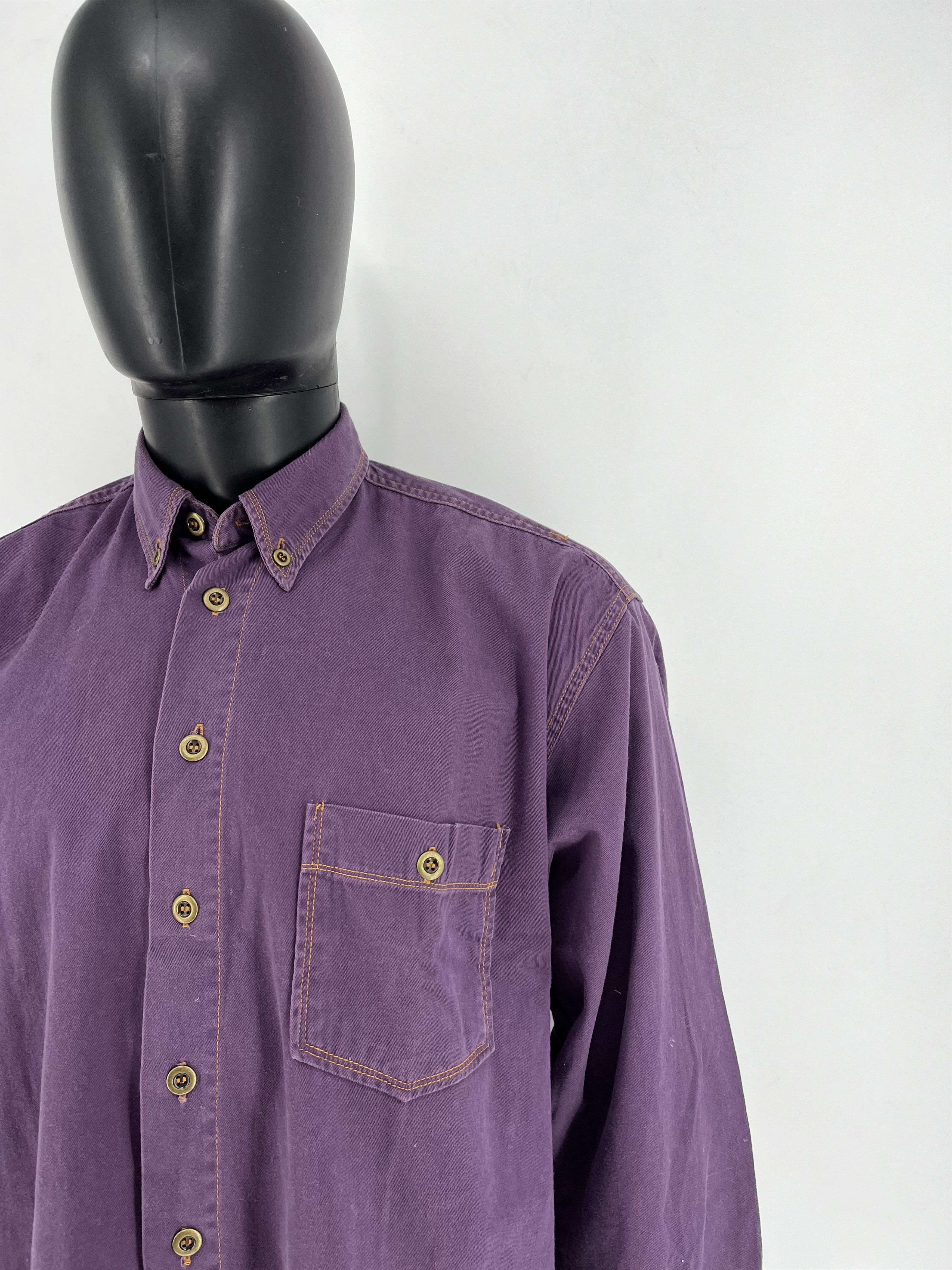 Orvis × Vintage Vintage 90s Orvis Heavyweight Microfiber Button Down Shirt Size US M / EU 48-50 / 2 - 7 Thumbnail