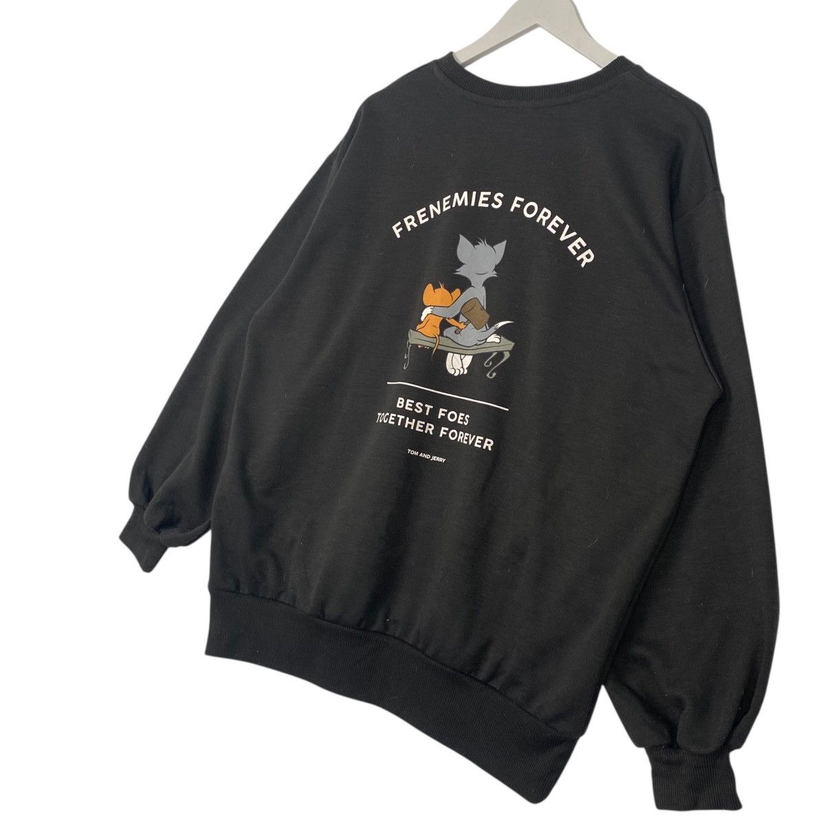 Other Vintage Tom And Jerry Sweatshirt Crewneck Black Back Hit Size US L / EU 52-54 / 3 - 2 Thumbnail
