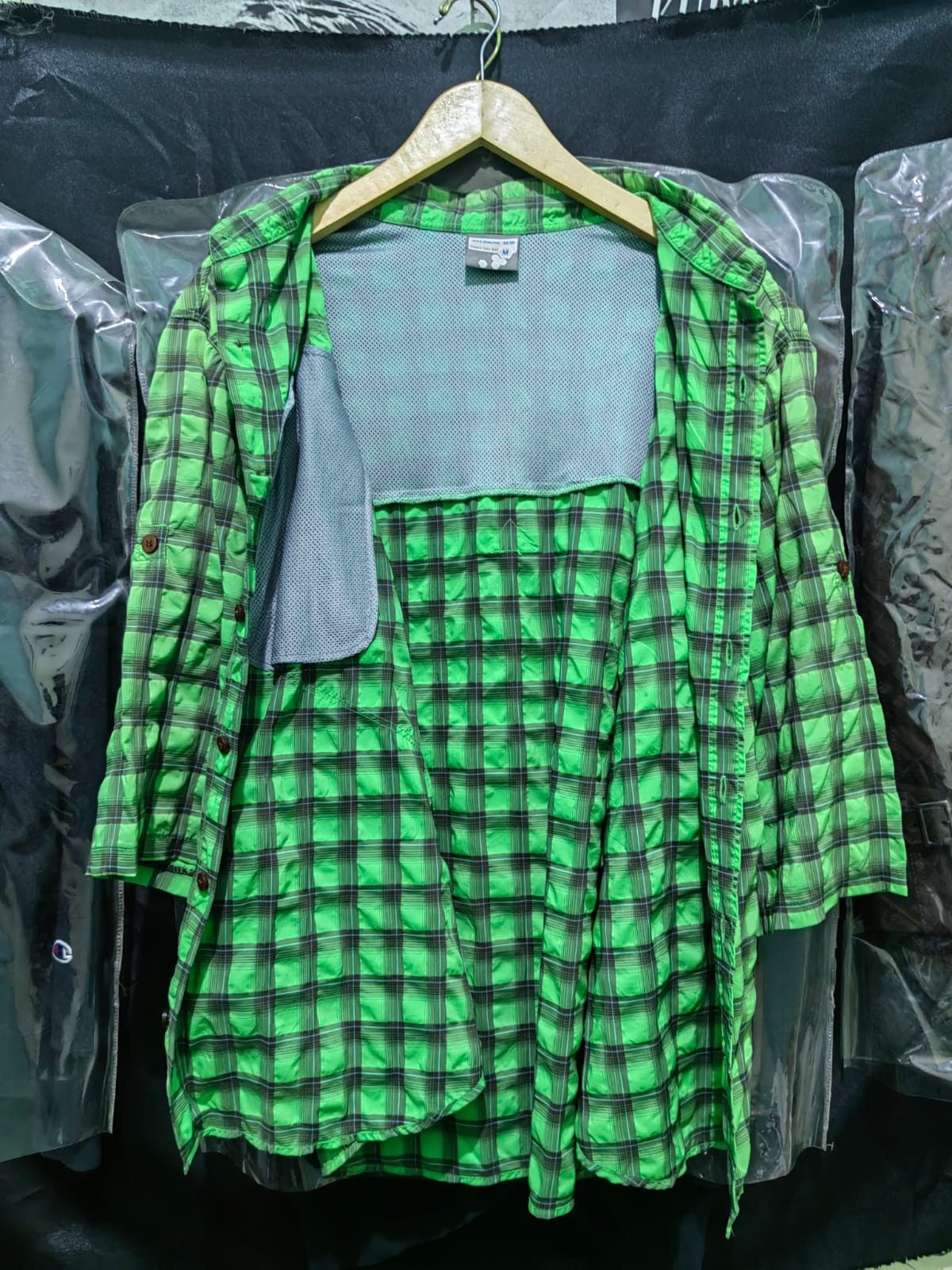 Salomon × Vintage Salomon vintage outdoor 3/4 shirts Size US M / EU 48-50 / 2 - 4 Thumbnail