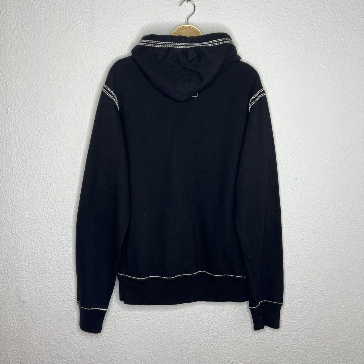 True Religion Y2K True Religion Triple Contrast Stitch Zip Up Hoodie Size US L / EU 52-54 / 3 - 8 Thumbnail