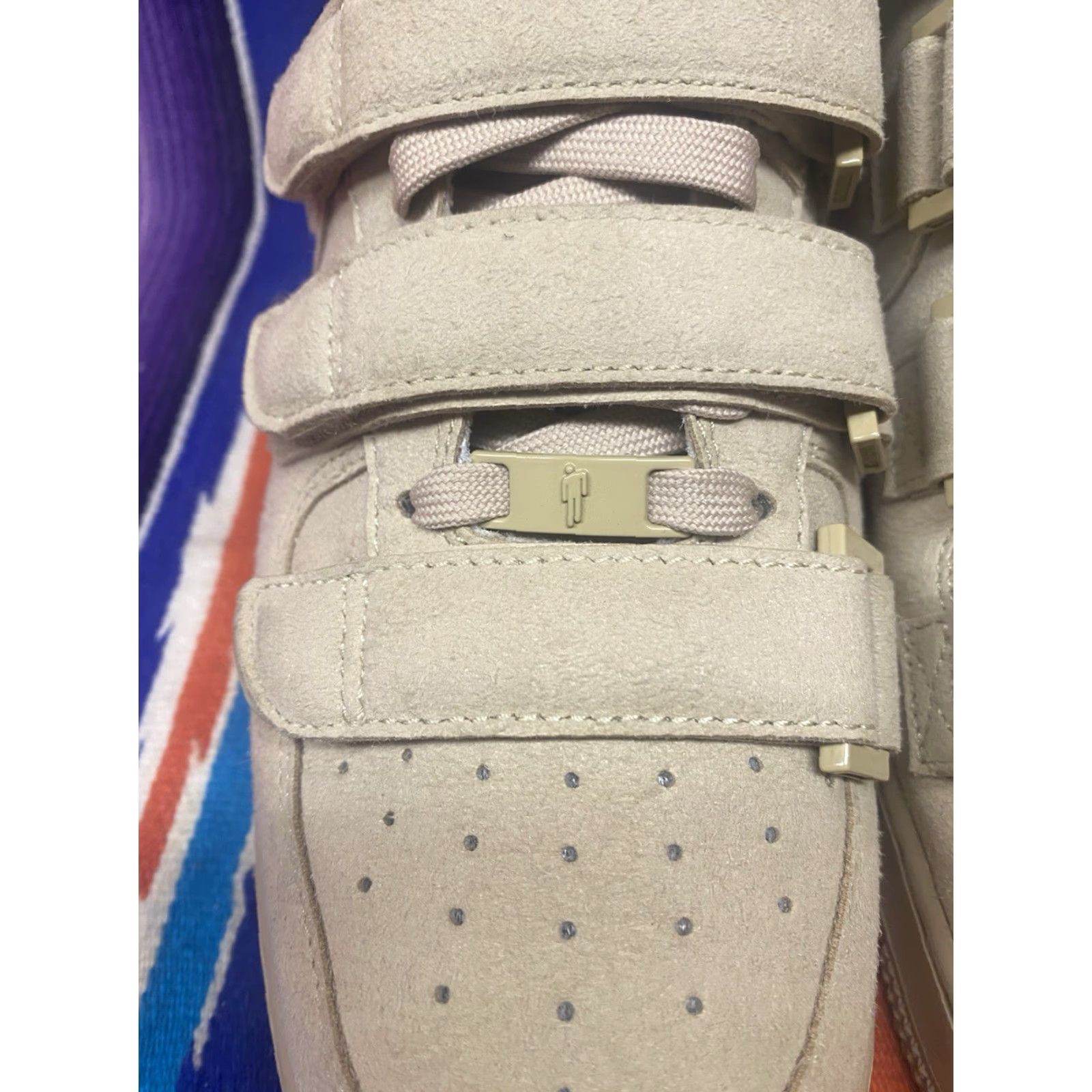 Nike VINTAGE Nike Air Force 1 x Billie Eilish ‘07 SP High Mushroom Sneakers Men US 10 Beige EUC Size ONE SIZE - 3 Thumbnail