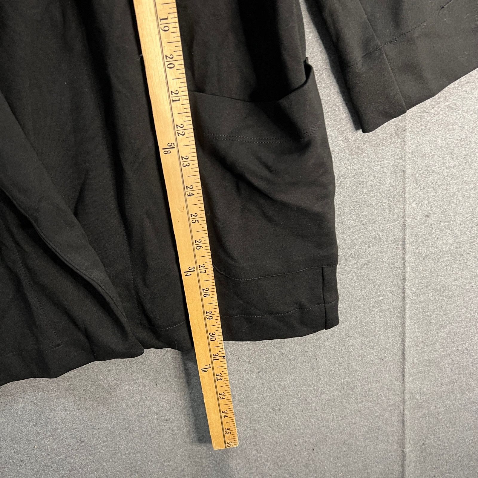 Other Attitudes by Renee Ponte Open-Front Girlfriend Blazer Black Size M / US 6-8 / IT 42-44 - 6 Thumbnail