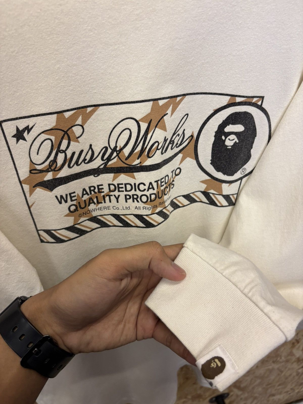Bape Vintage A Bathing Ape Longsleeve Shirt 🔥 Size US M / EU 48-50 / 2 - 4 Thumbnail