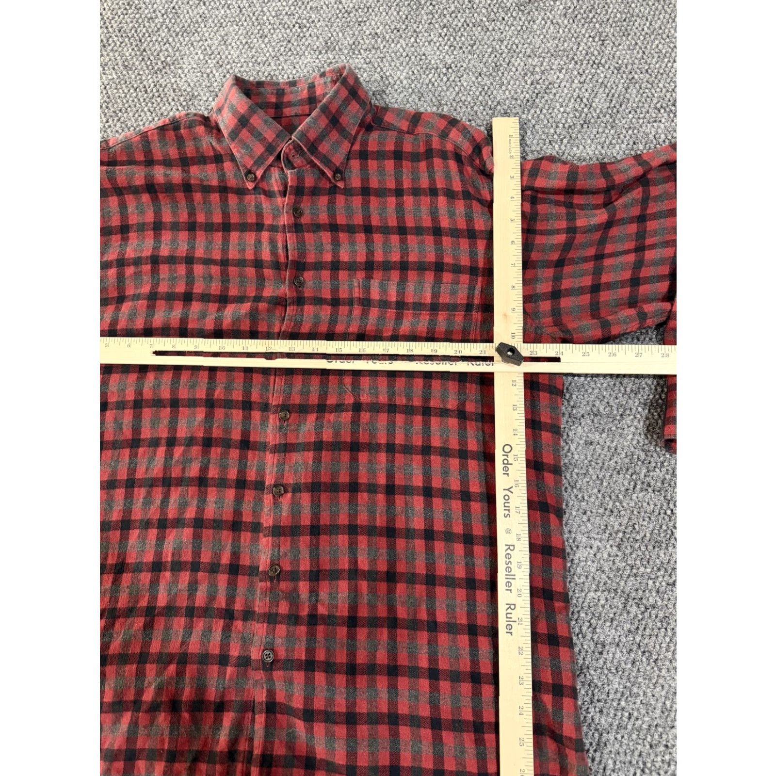 Orvis Orvis Shirt Mens L Red Plaid Flannel Long Sleeve Button Front Casual Cotton Shirt Size US L / EU 52-54 / 3 - 3 Thumbnail