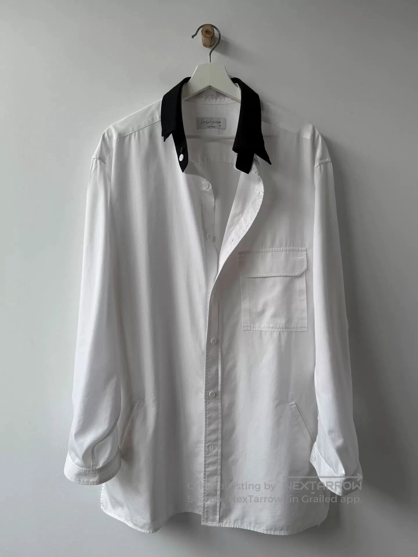 Yohji Yamamoto yohji yamamoto pour homme white shirt. Size US XXL / EU 58 / 5 - 1 Thumbnail
