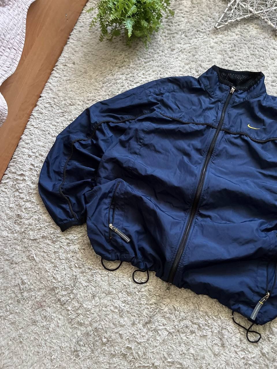 Nike × Vintage 90s Nike Vintage Light Jacket Streetwear Swoosh Rare Logo Size US XL / EU 56 / 4 - 6 Thumbnail