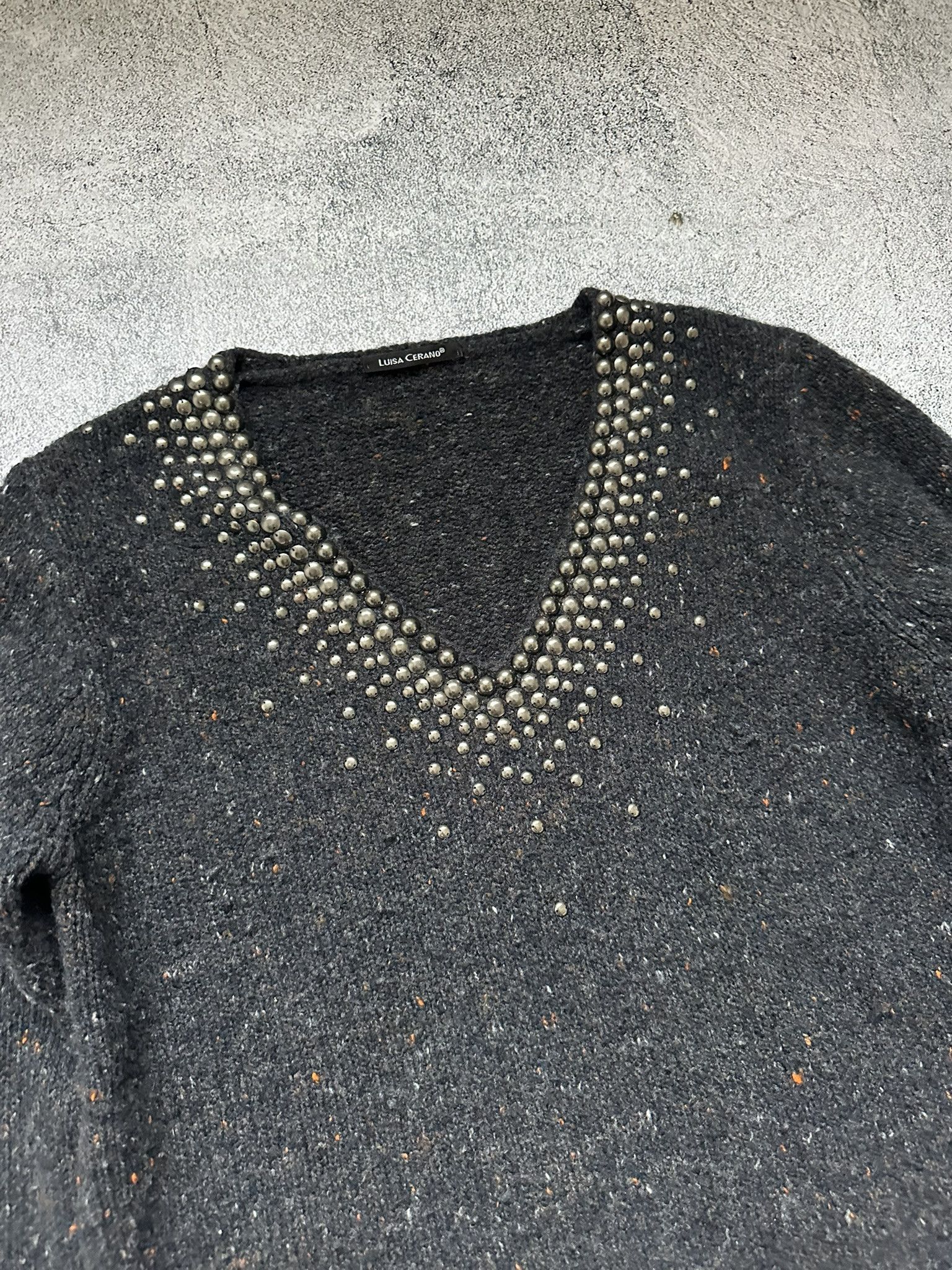 Luisa Cerano Luisa Cerano Cashmere Archive Sweater V-neck Size M / US 6-8 / IT 42-44 - 4 Thumbnail