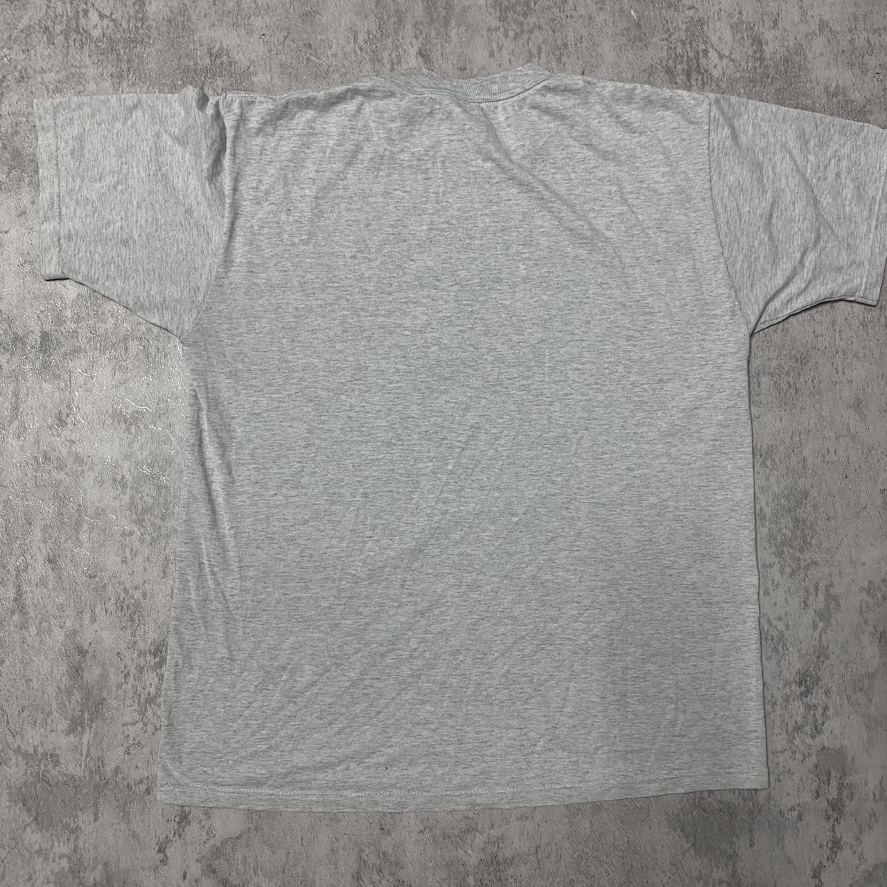 Other Grey and blue vintage 90s single stitch t-shirt streetwear Size US L / EU 52-54 / 3 - 4 Thumbnail