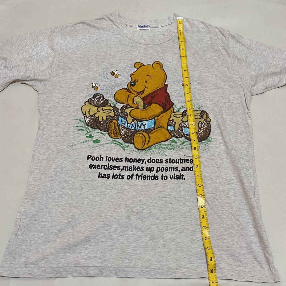 Disney Vintage tshirt Winnie The Pooh walt disney company Size US L / EU 52-54 / 3 - 8 Thumbnail