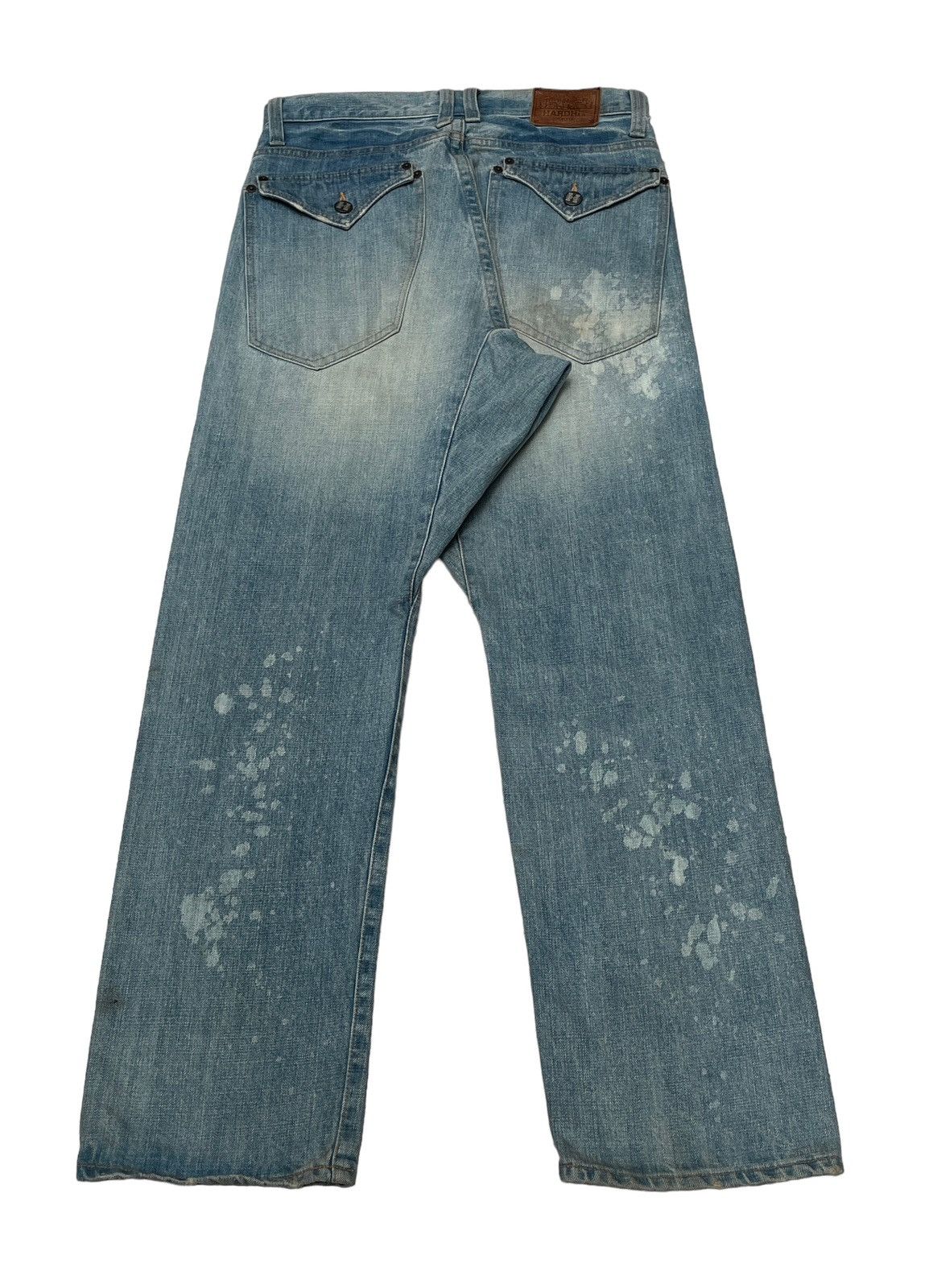 Designer × Japanese Brand × Vintage Vintage Japanese Brand Hardhit Flared Jeans 1990s Size US 32 / EU 48 - 2 Thumbnail