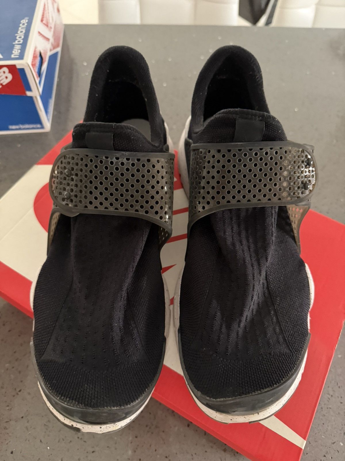 Nike Nike Sock Dart Black White 12US Size US 12 / EU 45 - 2 Thumbnail