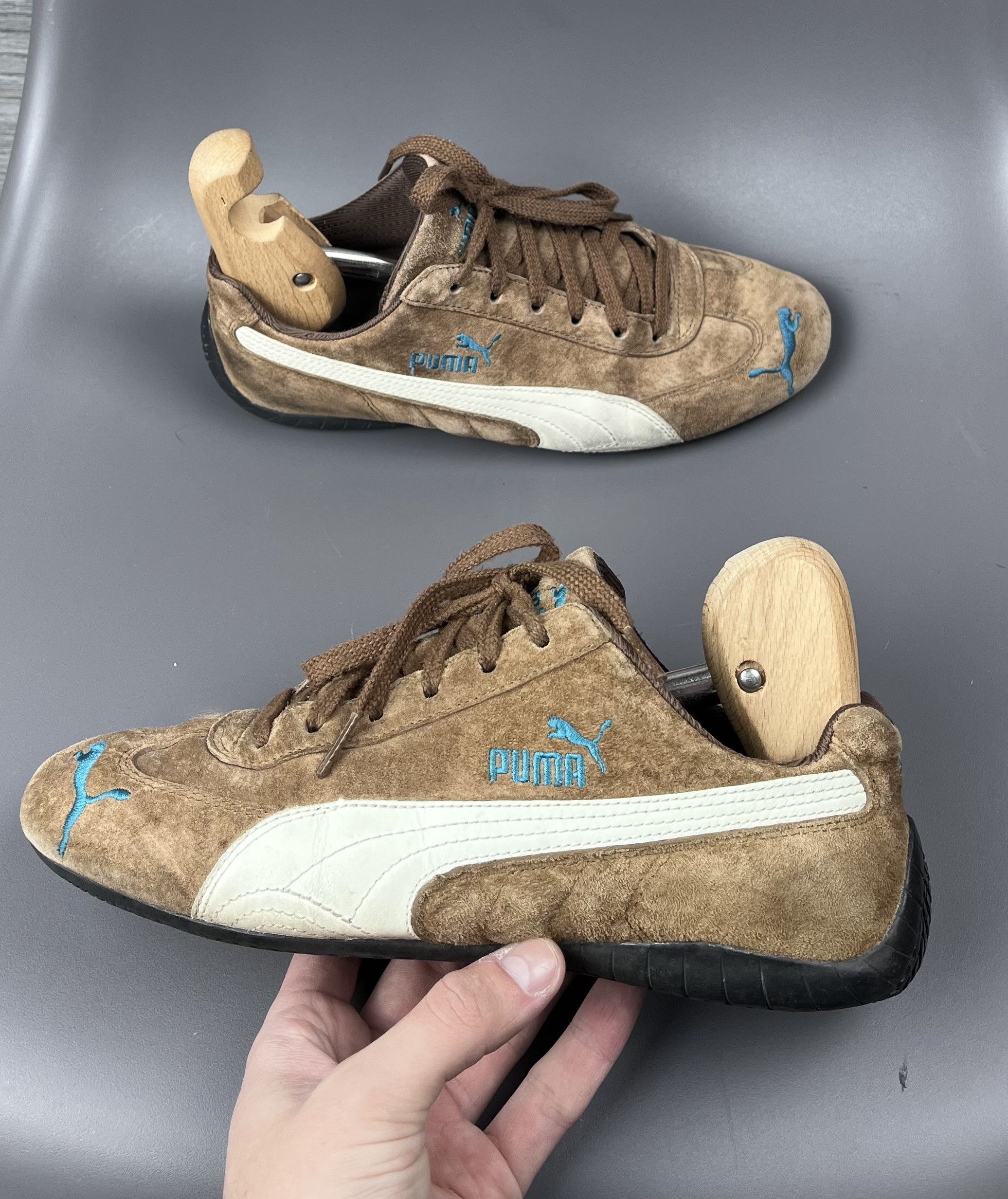 Puma Vintage women sneakers Puma SpeedCat light brown size 38 Size US 5.5 / EU 38 - 1 Thumbnail