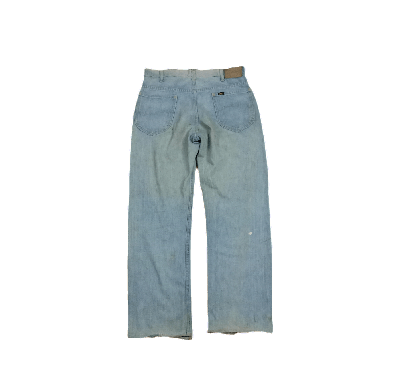 Lee 🇺🇸 Vintage Late 70s Lee Distressed Denim Pant Size US 32 / EU 48 - 2 Thumbnail