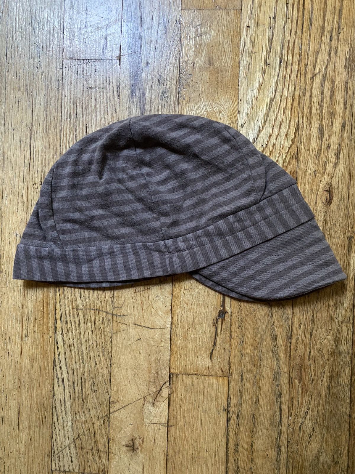 Vintage Y2K Striped Painters Cap Size ONE SIZE - 2 Thumbnail
