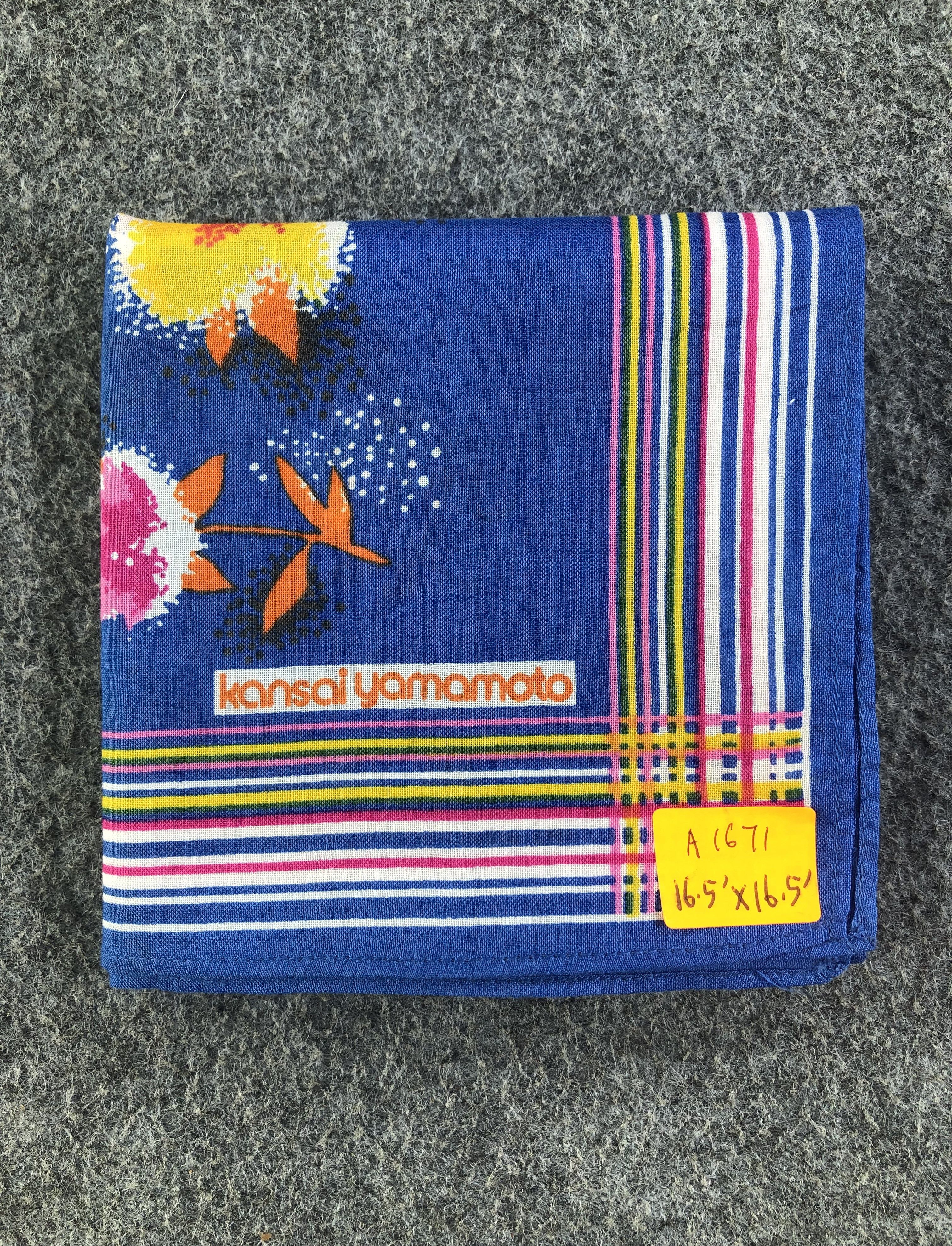 Japanese Brand × Kansai Yamamoto × Vintage Kansai Yamamoto Handkerchief / Bandana / Neckerchief Size ONE SIZE - 6 Thumbnail