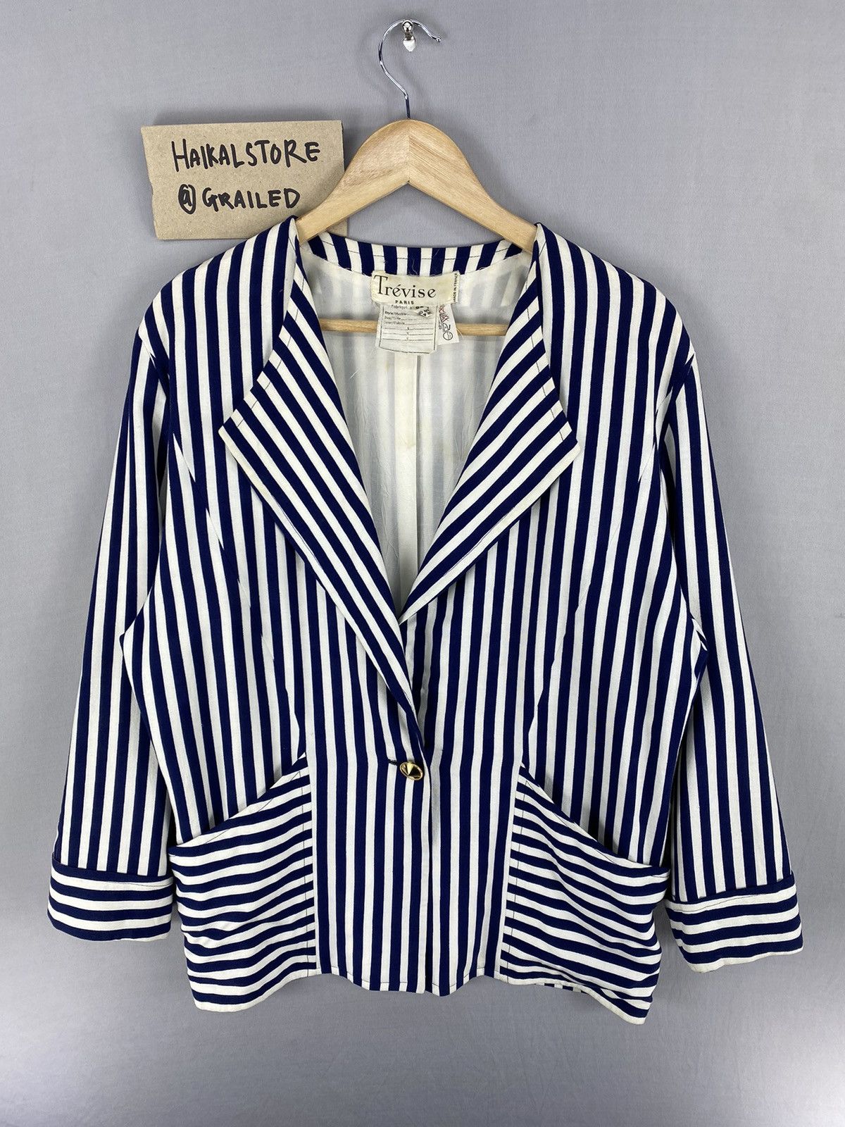 Designer Vintage Trevise Paris Coat Jacket Size M / US 6-8 / IT 42-44 - 1 Thumbnail